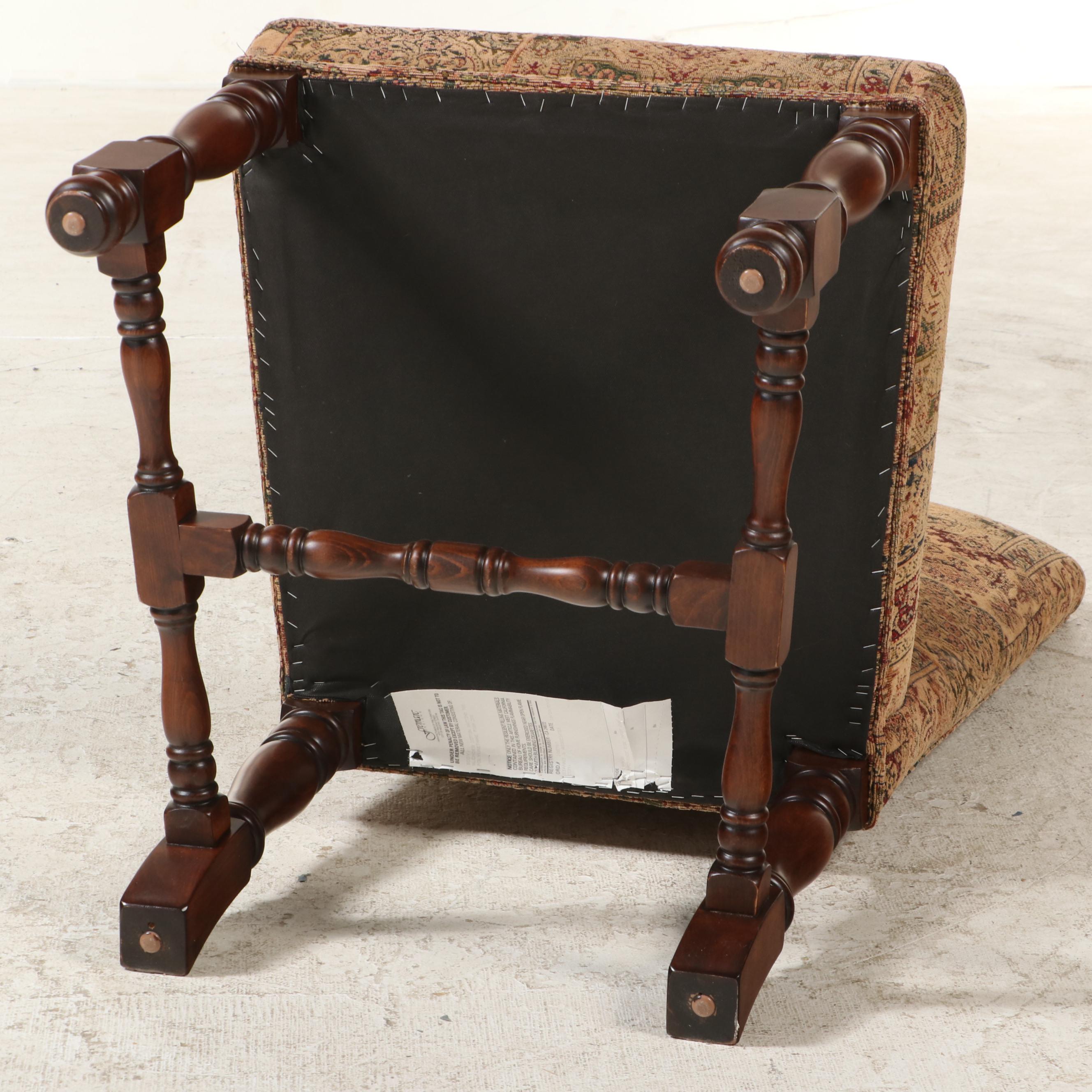 Fremarc Designs, Radial-Leafed Dining Table and Eight Upholstered Chairs