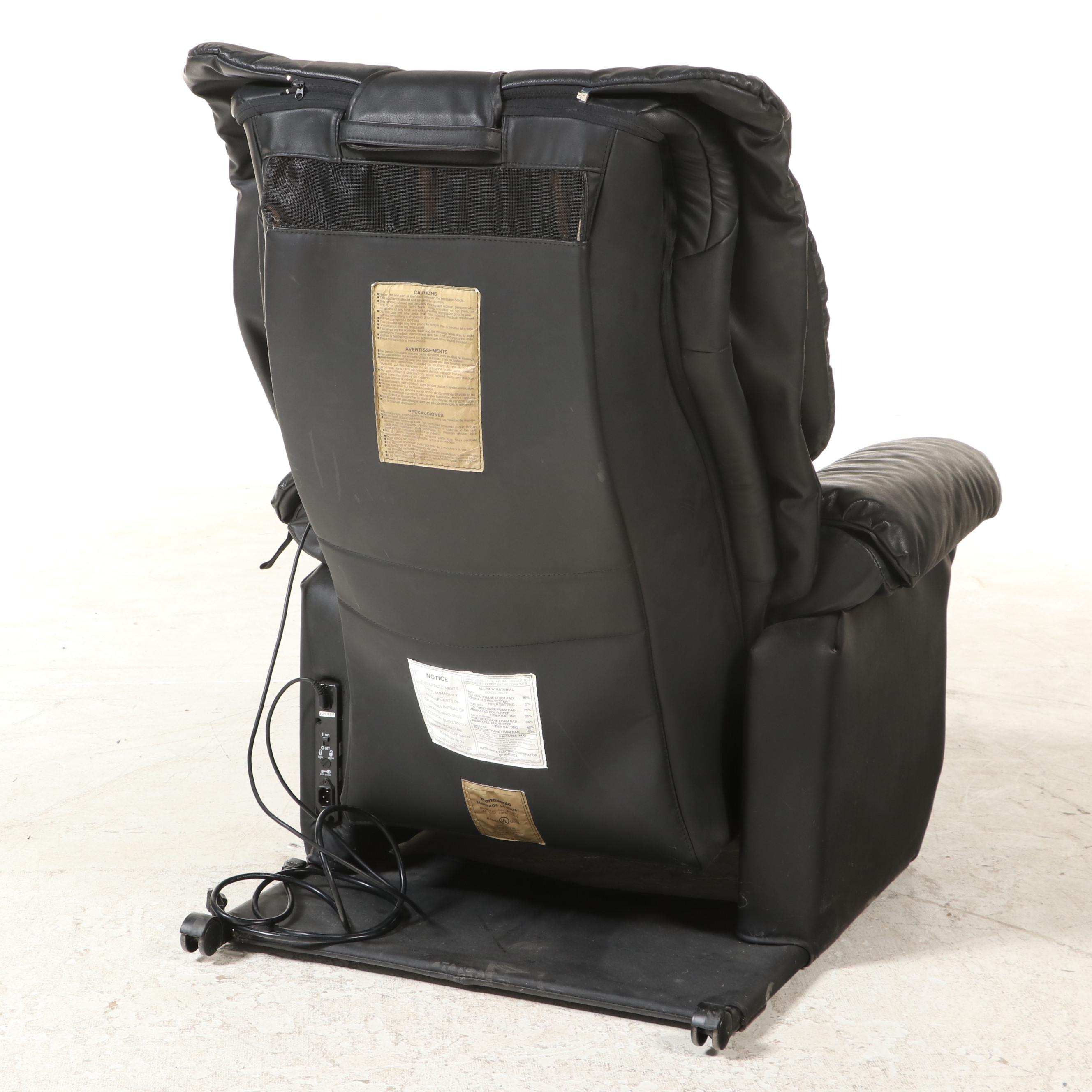 Panasonic "EP1017" Black Vinyl Massage Lounger