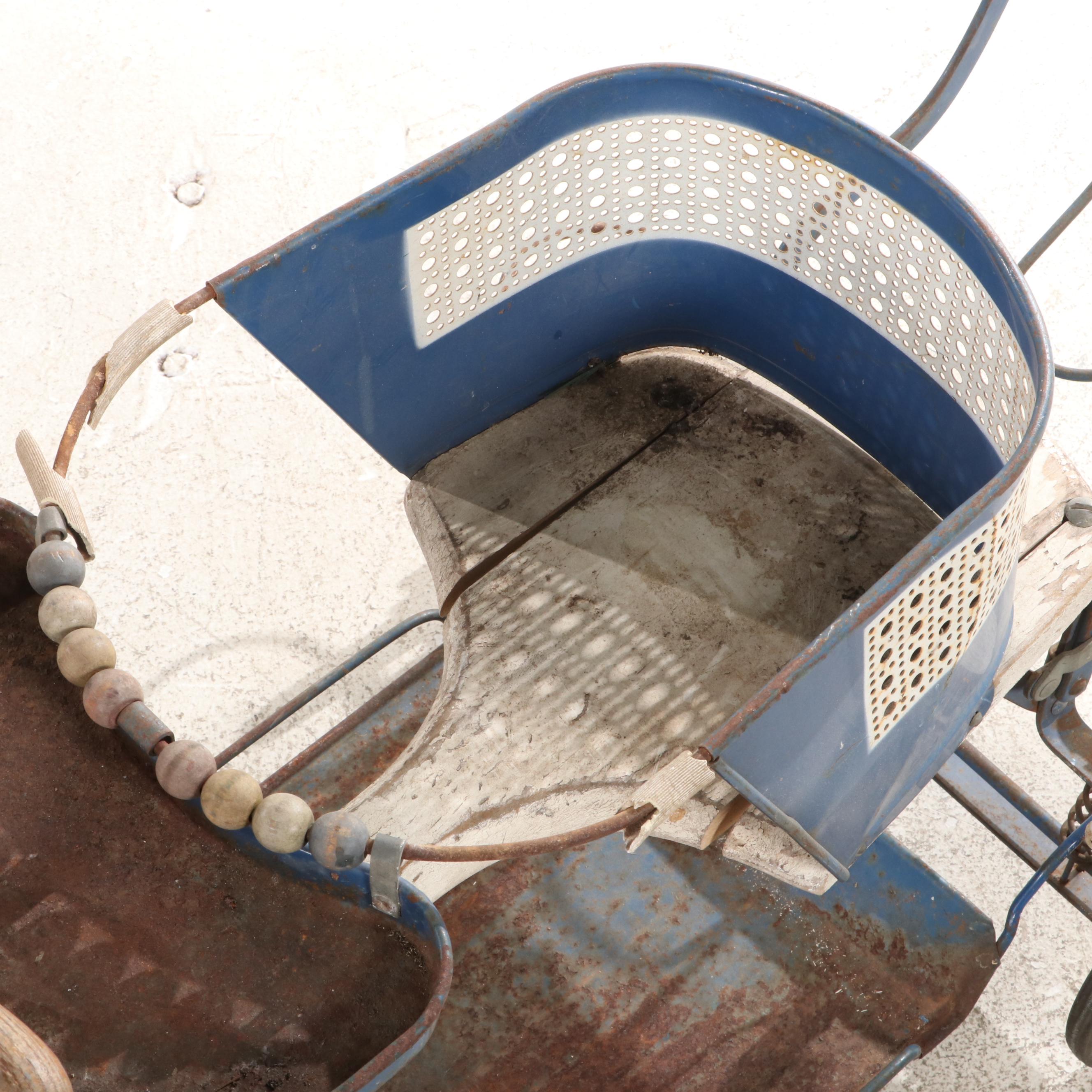 Vintage Baby Walker Stroller, 1940s