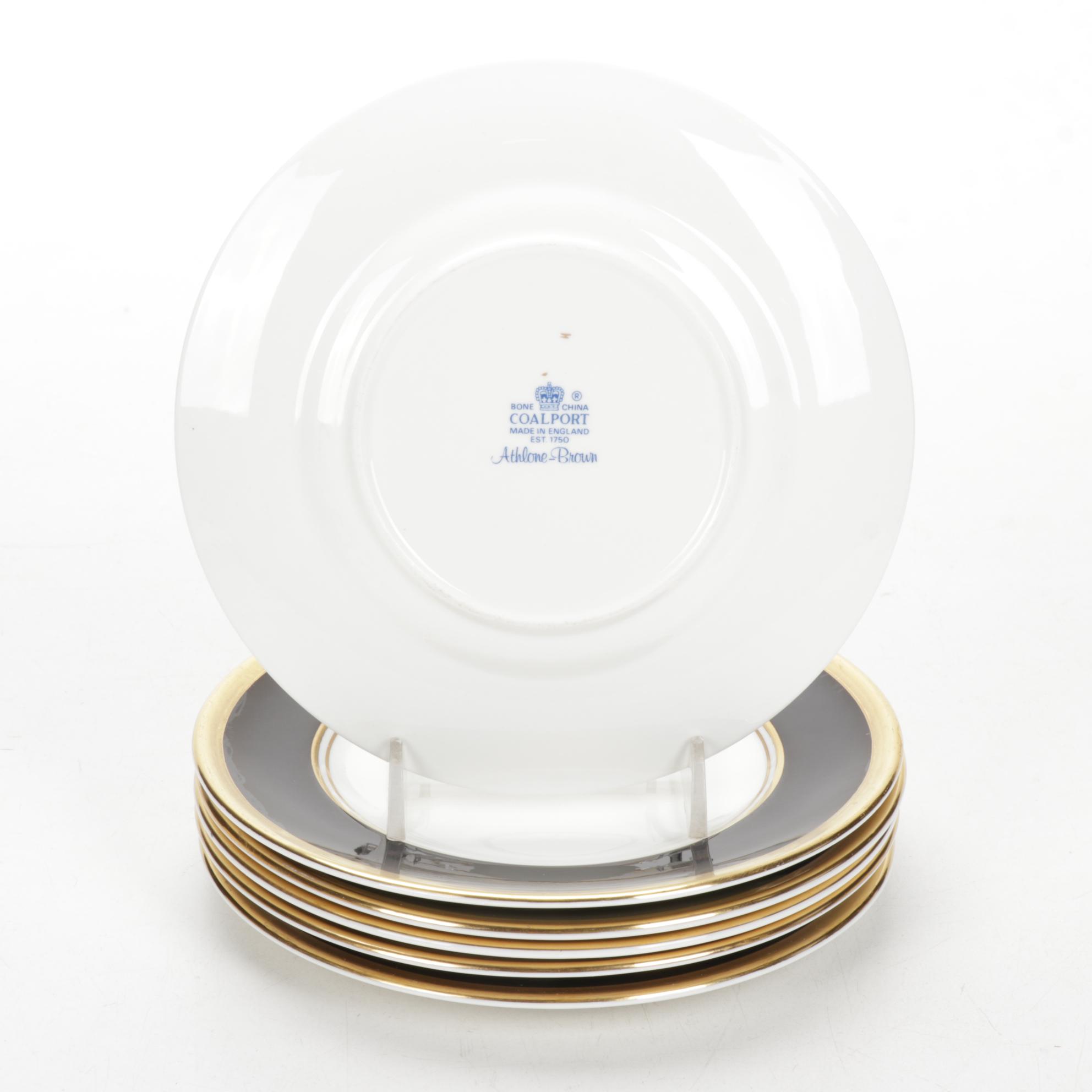 Coalport "Athlone-Brown" and Other Bone China Dinnerware