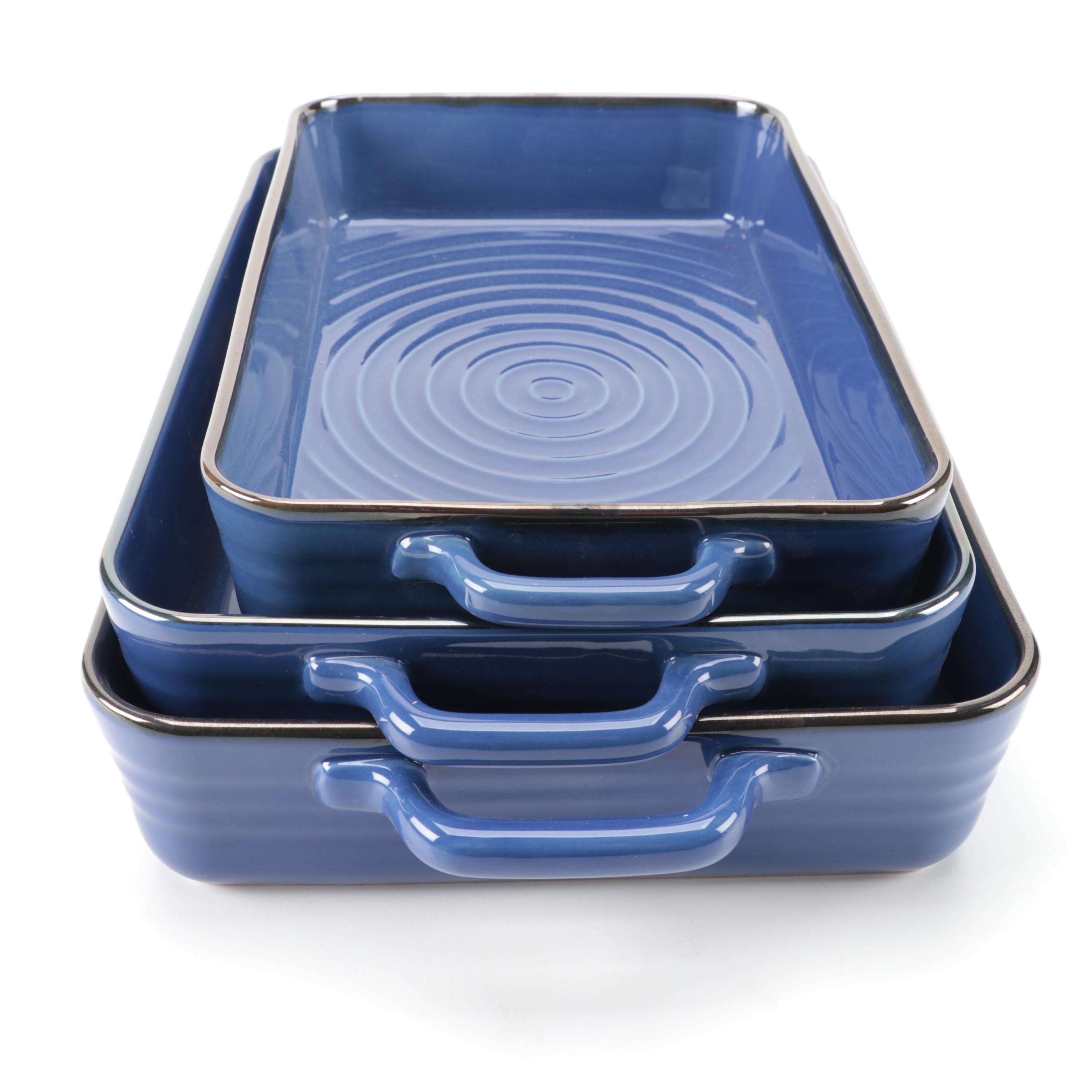 Crock-Pot 7 Qt Cook & Carry™ with Member's Mark Blue Ceramic Bakeware Set