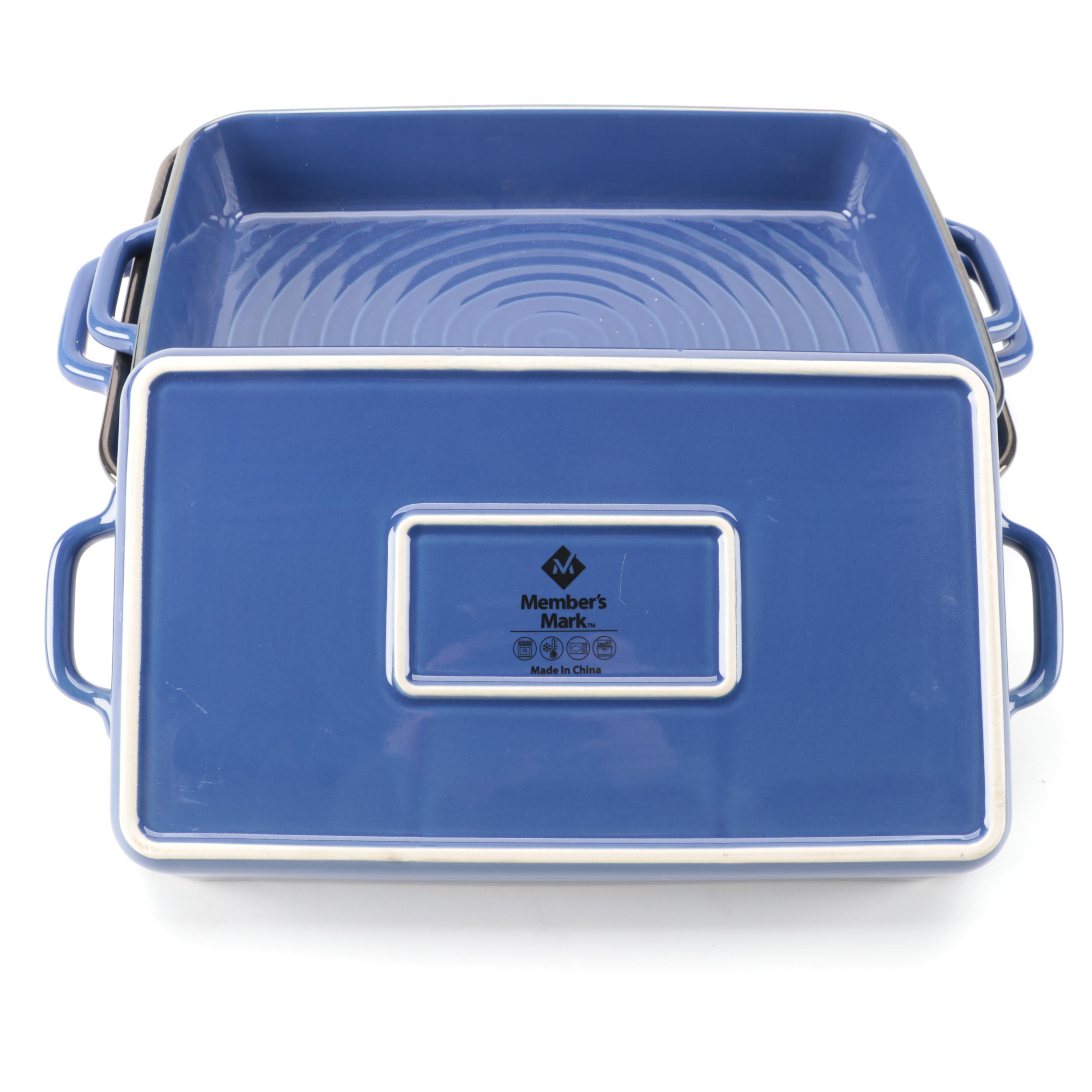 Crock-Pot 7 Qt Cook & Carry™ with Member's Mark Blue Ceramic Bakeware Set