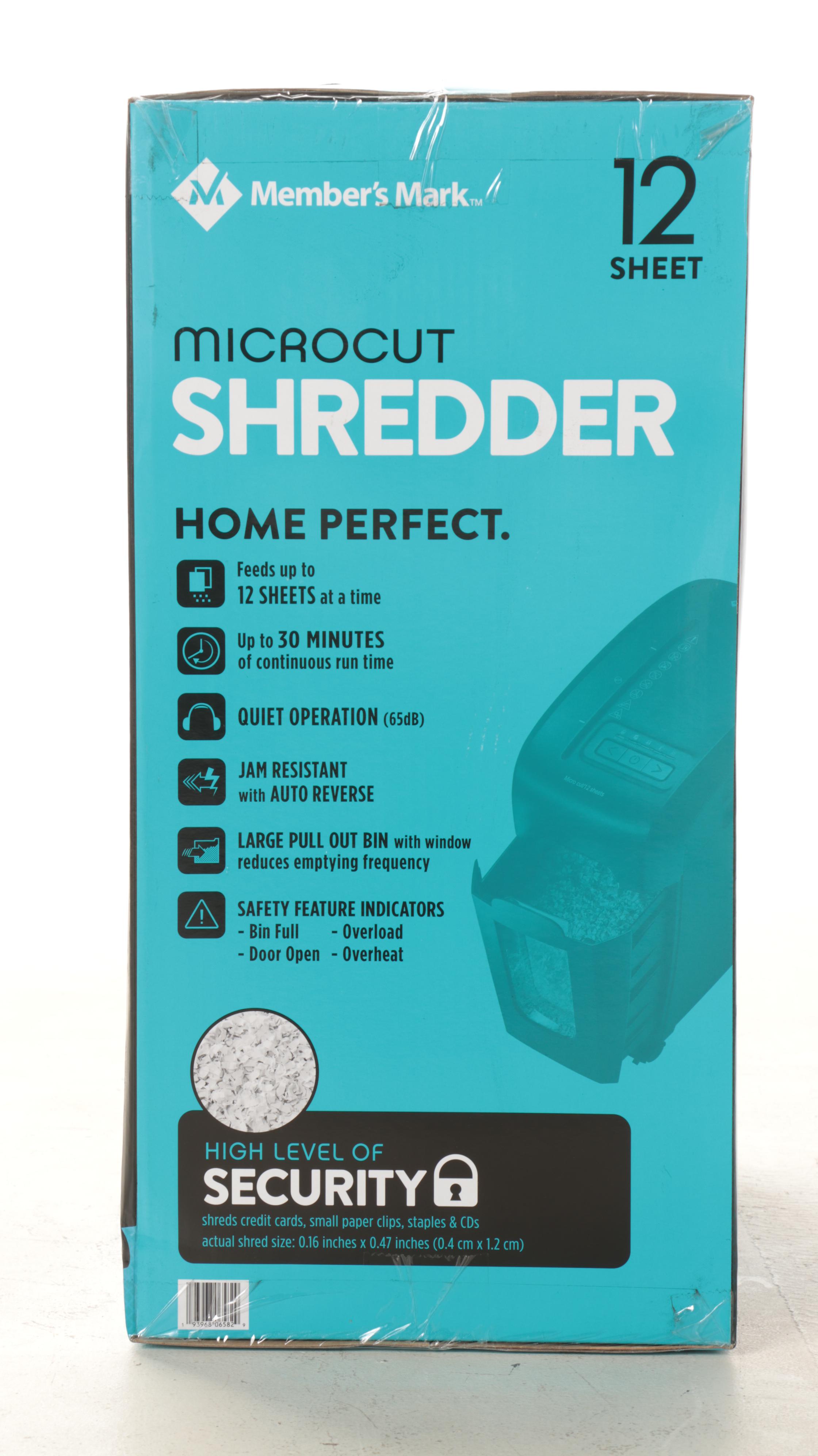 Member's Mark 12-Sheet Micro-Cut Shredder