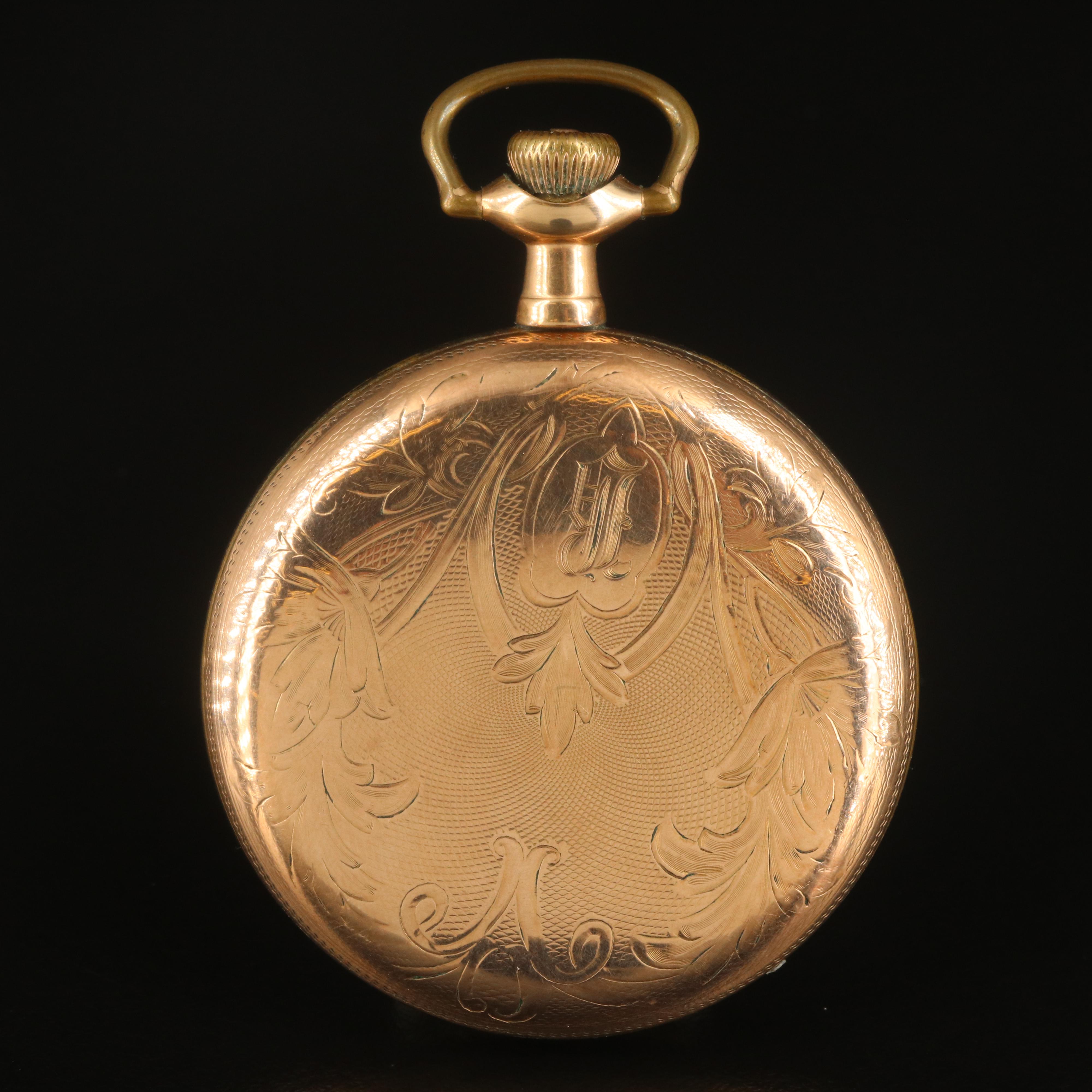 1917 Elgin Gold Filled Pocket Watch
