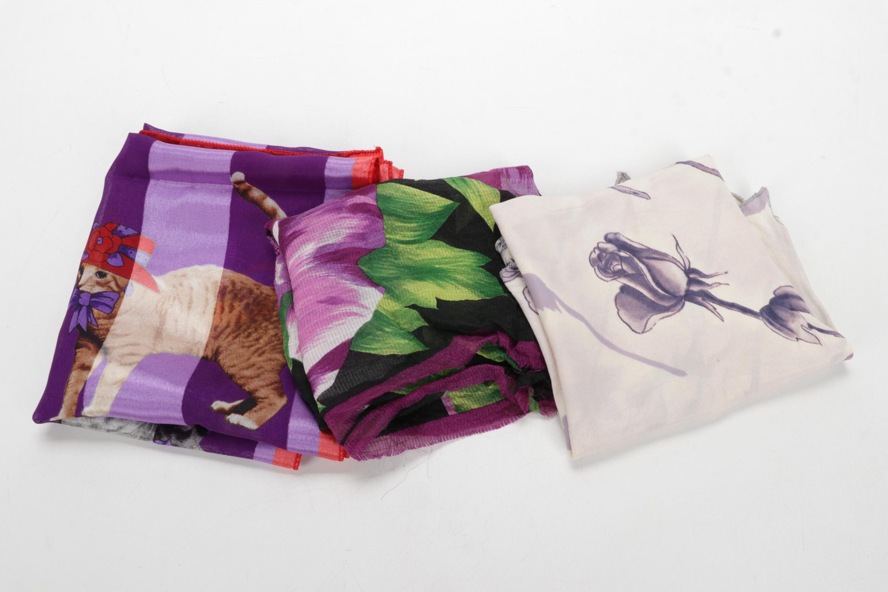 Oscar De La Renta, Echo, Laurel Burch, Nordstrom Cashmere, and More Scarves