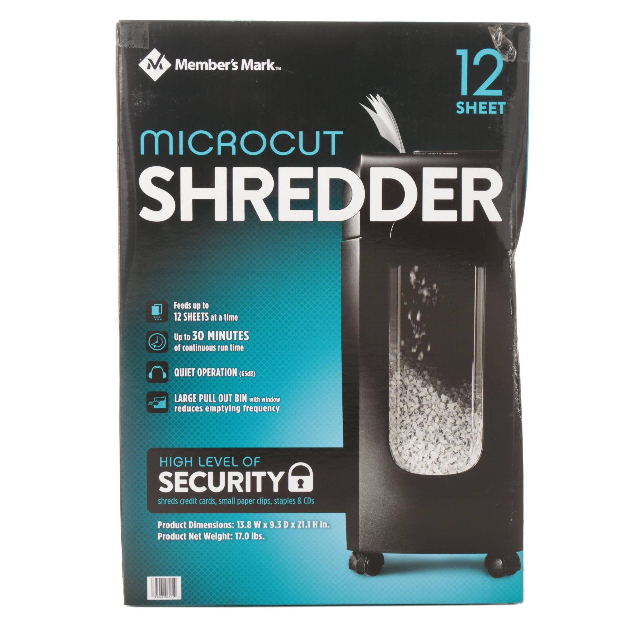Member's Mark 12-Sheet Micro-Cut Shredder
