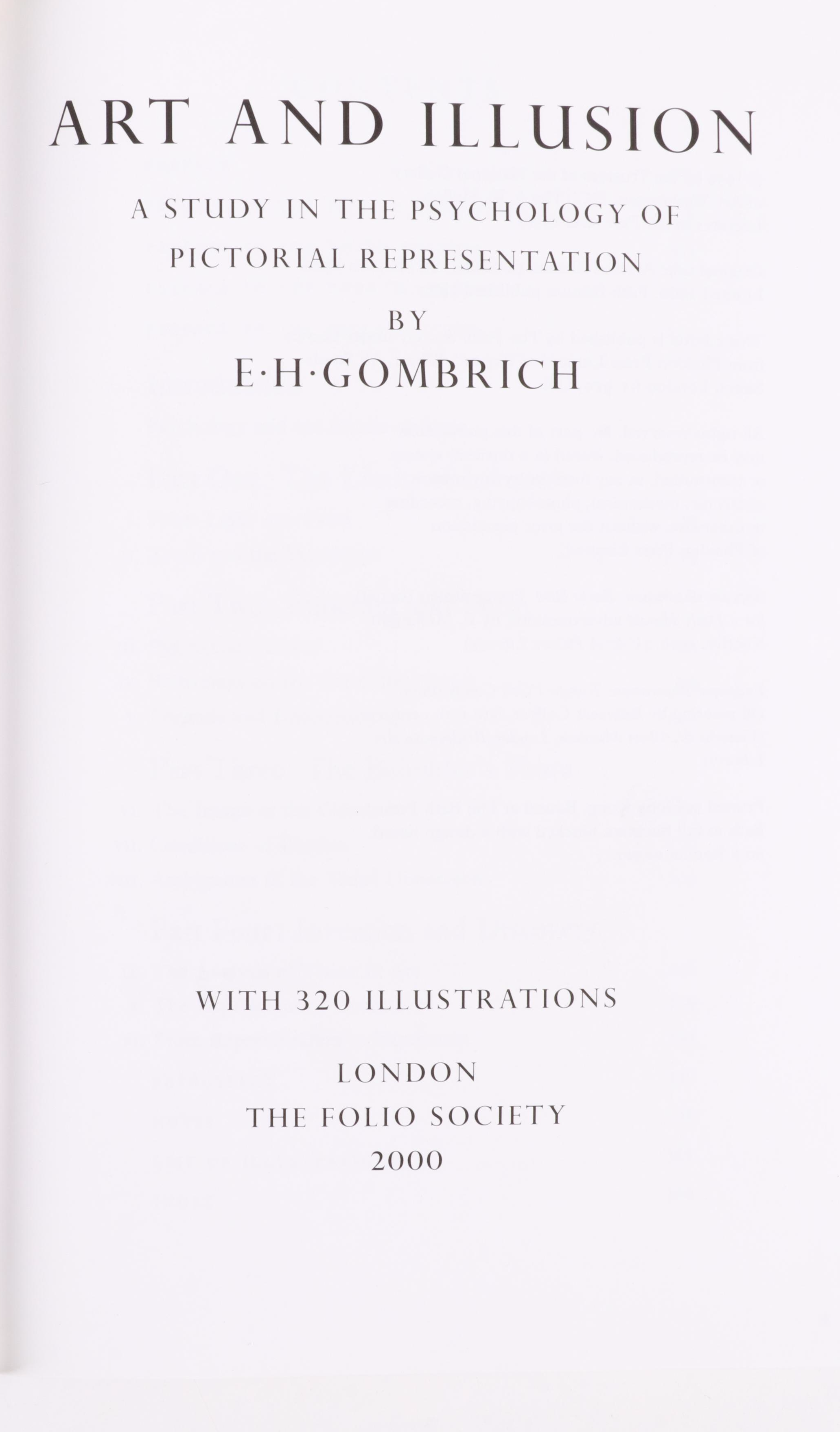 Folio Society "Art and Illusion" by E. H. Gombrich and More Nonfiction Books