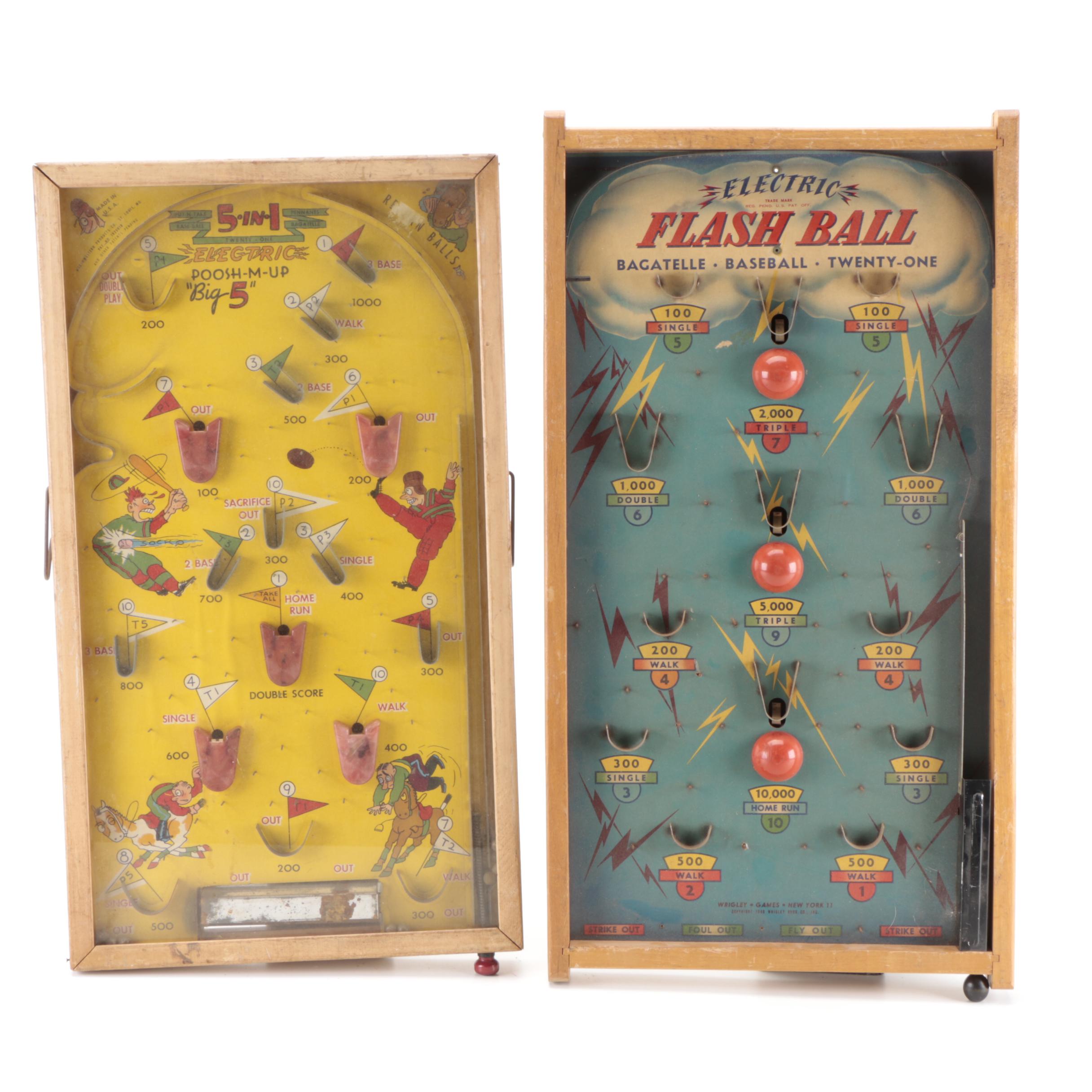 Wrigley Bros. Co., Northwestern Products Co. Bagatelle Pinball Games