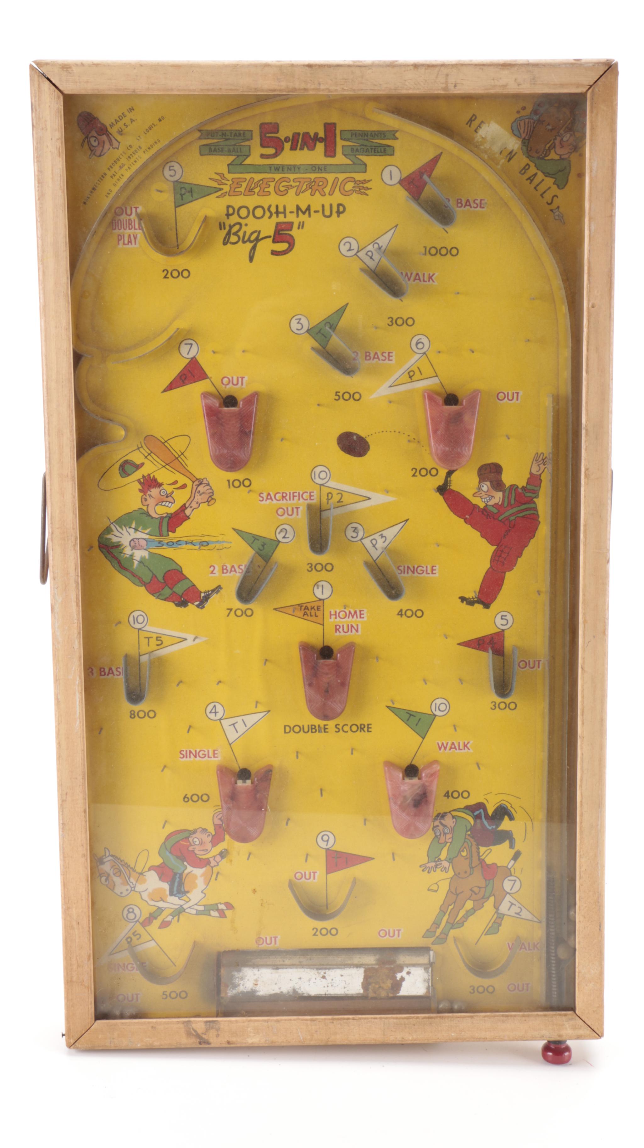 Wrigley Bros. Co., Northwestern Products Co. Bagatelle Pinball Games