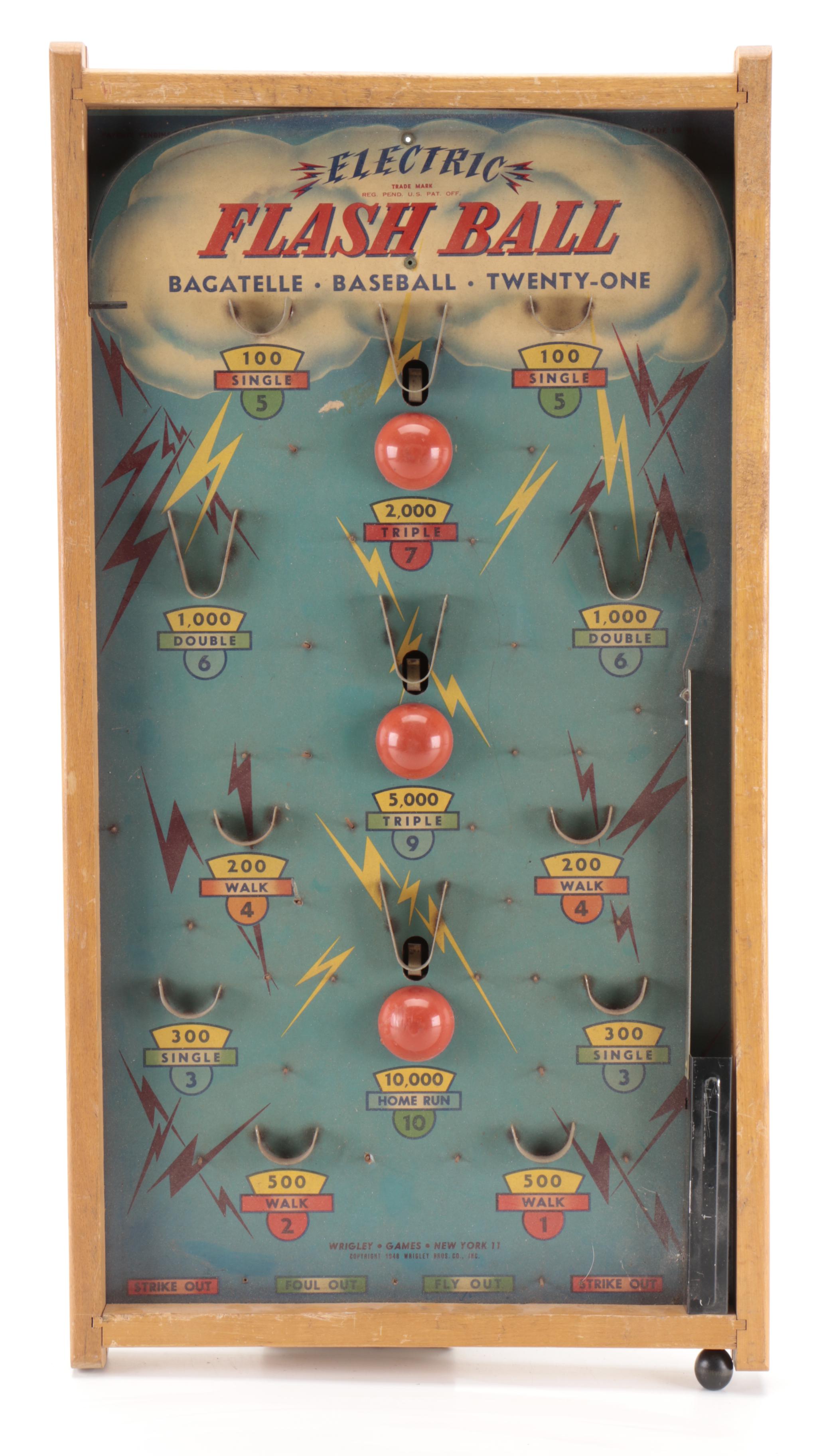 Wrigley Bros. Co., Northwestern Products Co. Bagatelle Pinball Games