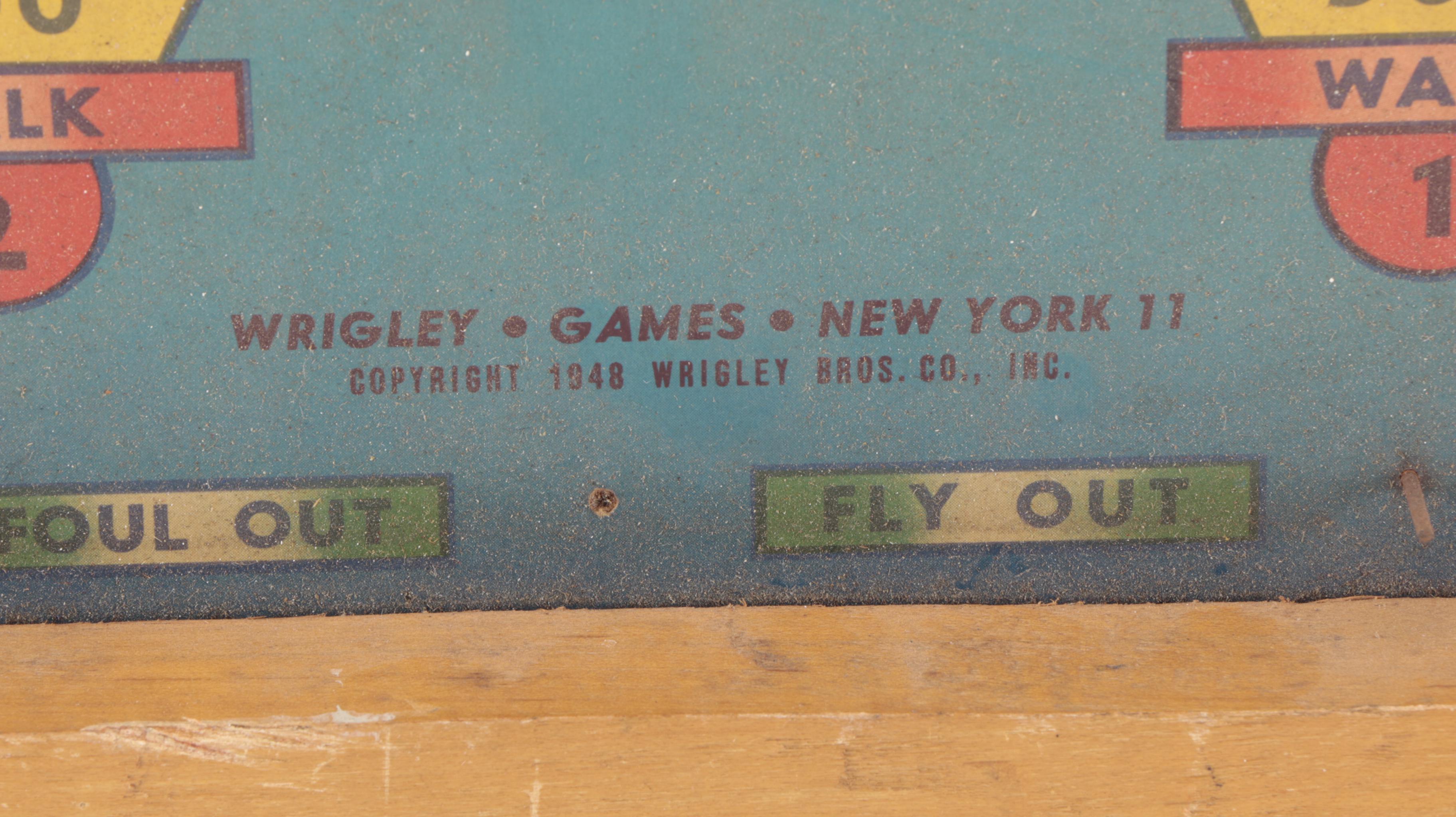 Wrigley Bros. Co., Northwestern Products Co. Bagatelle Pinball Games