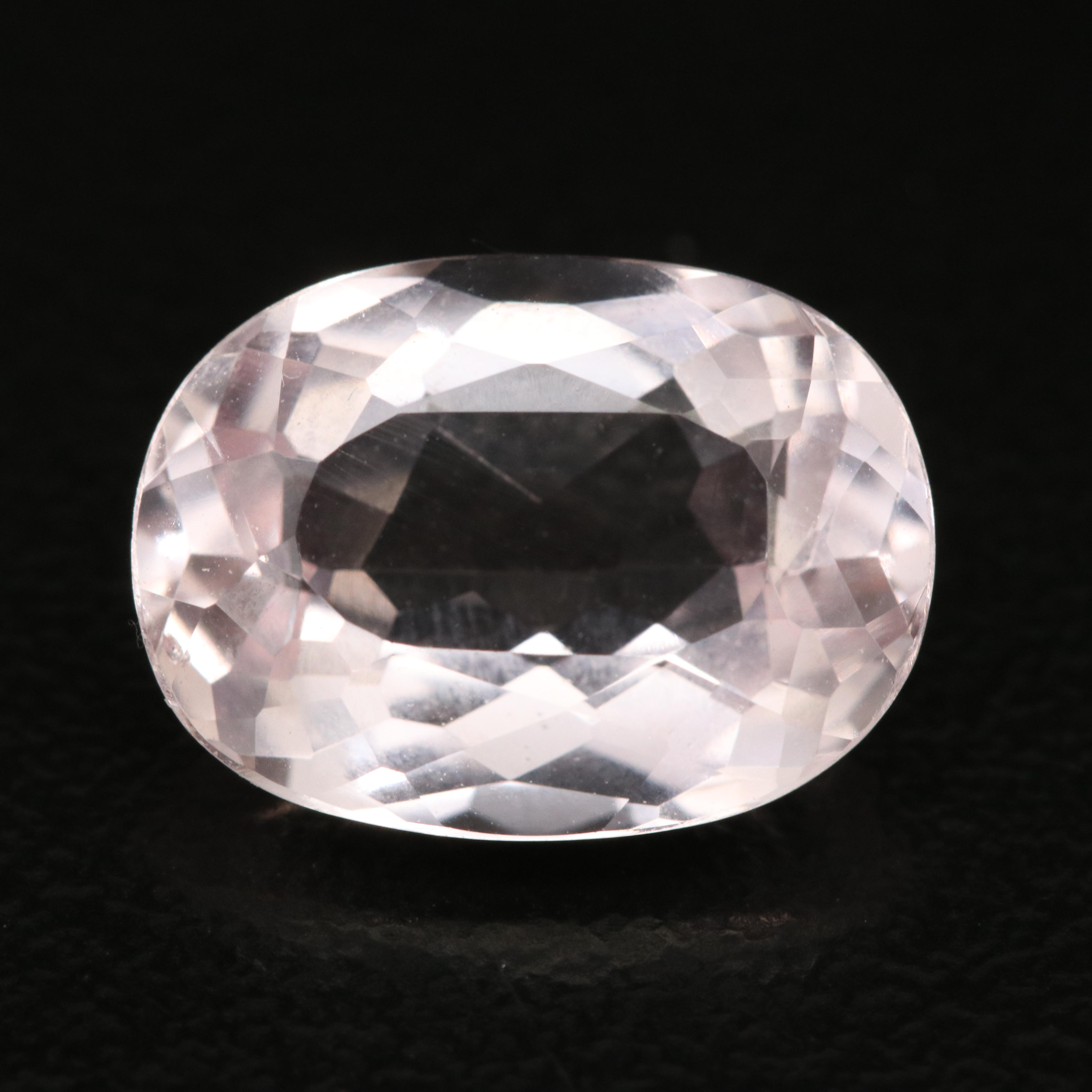 Loose 3.86 CT Faceted Morganite