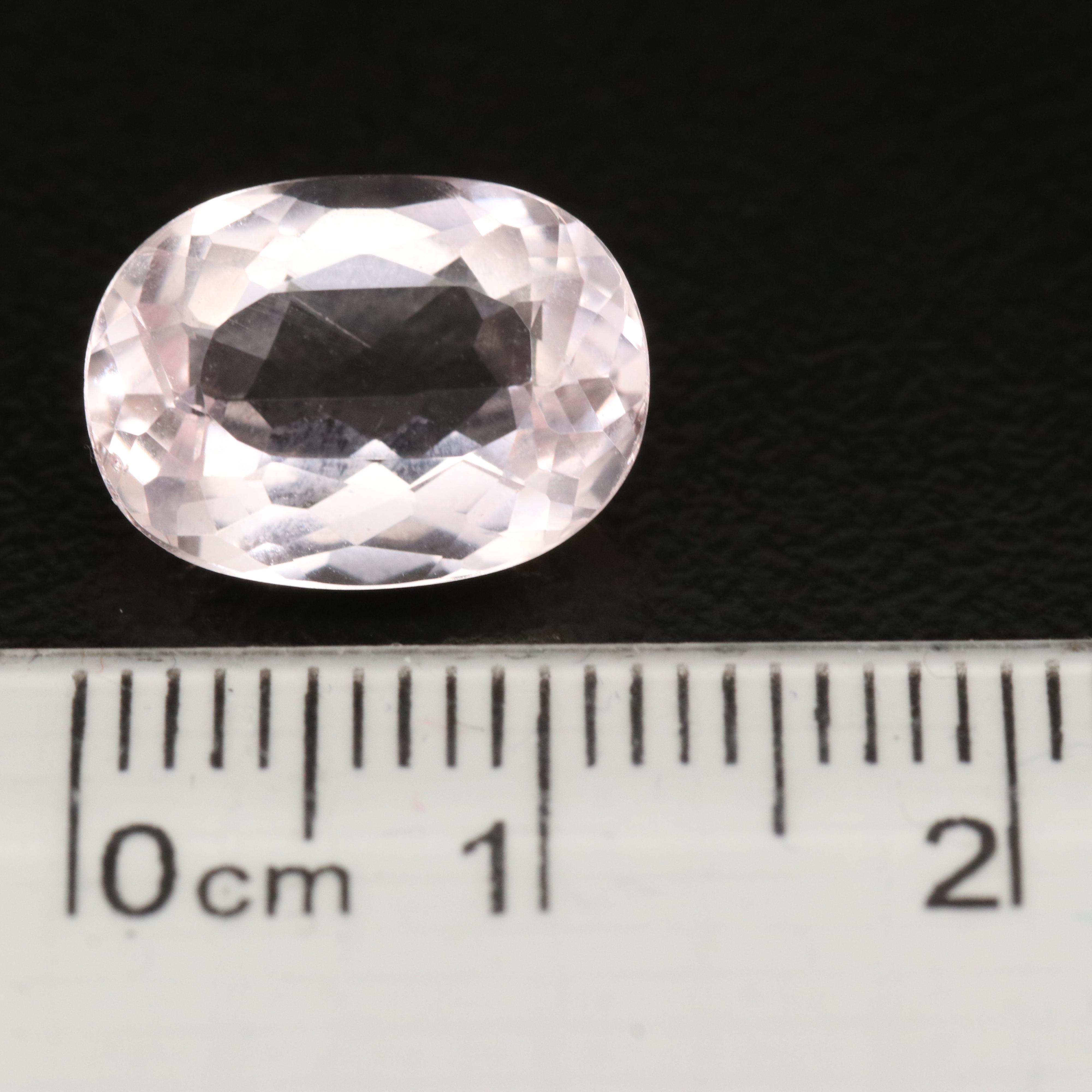 Loose 3.86 CT Faceted Morganite