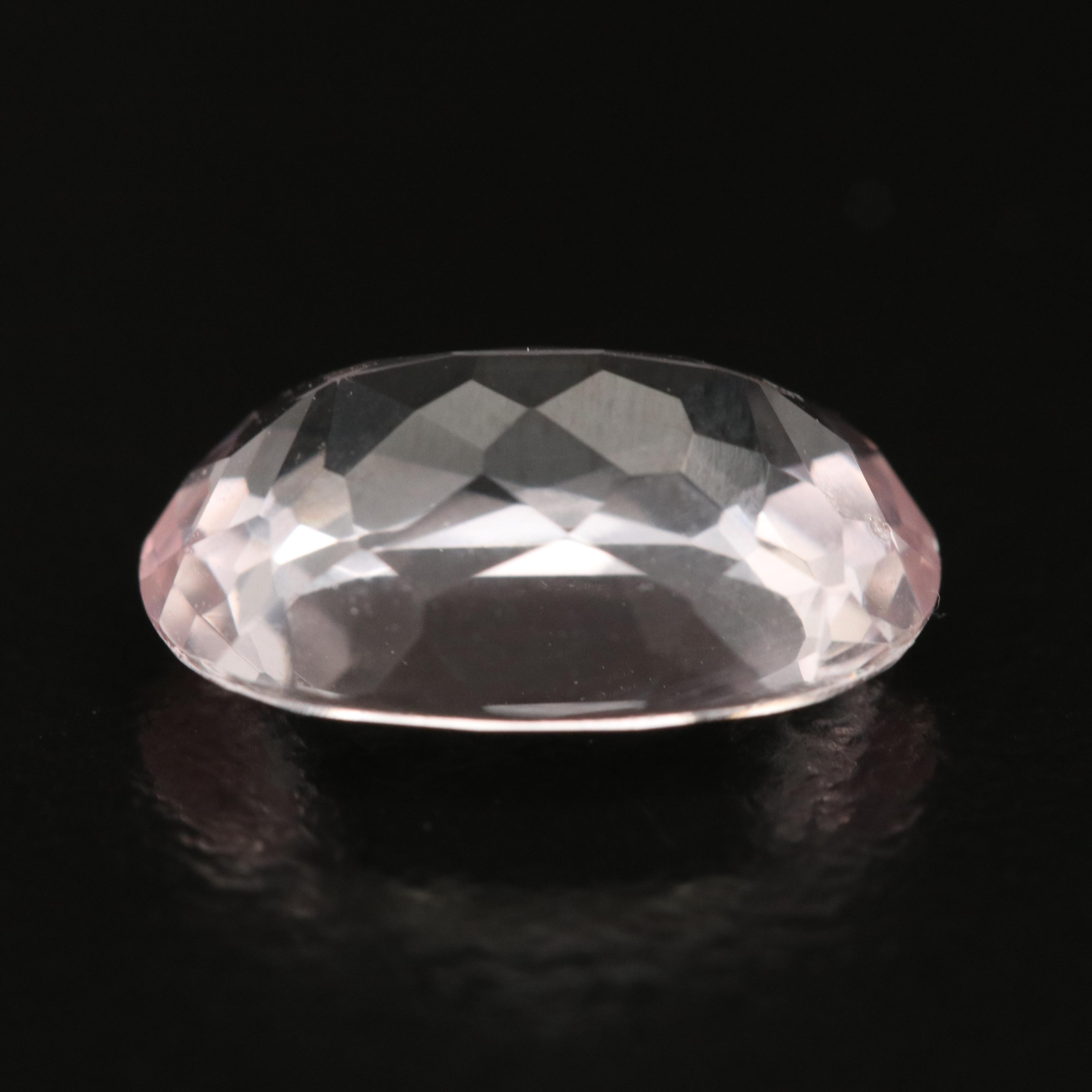 Loose 3.86 CT Faceted Morganite