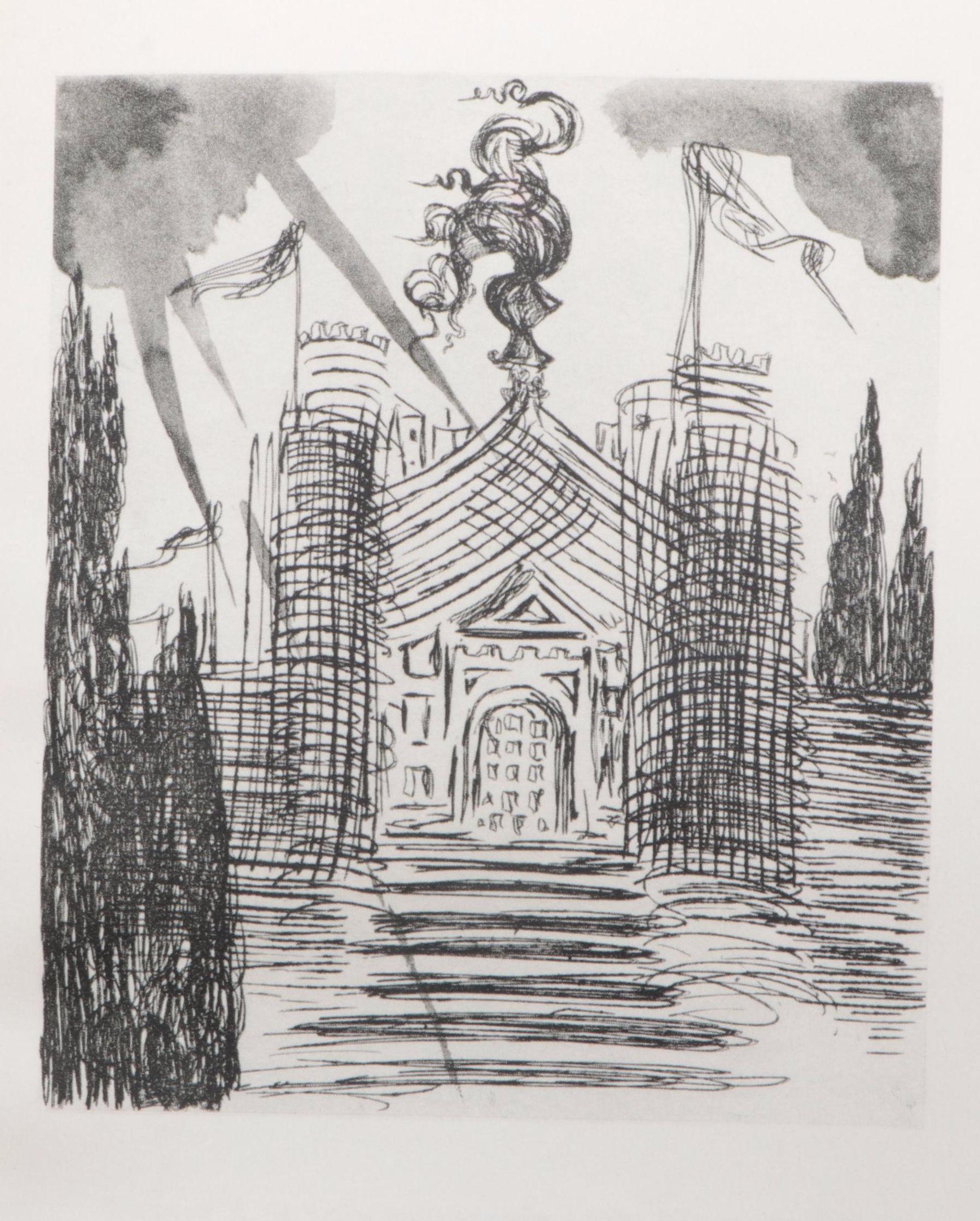 Salvador Dalí Illustrated "Le Château d'Otrante" by Horace Walpole, 1964
