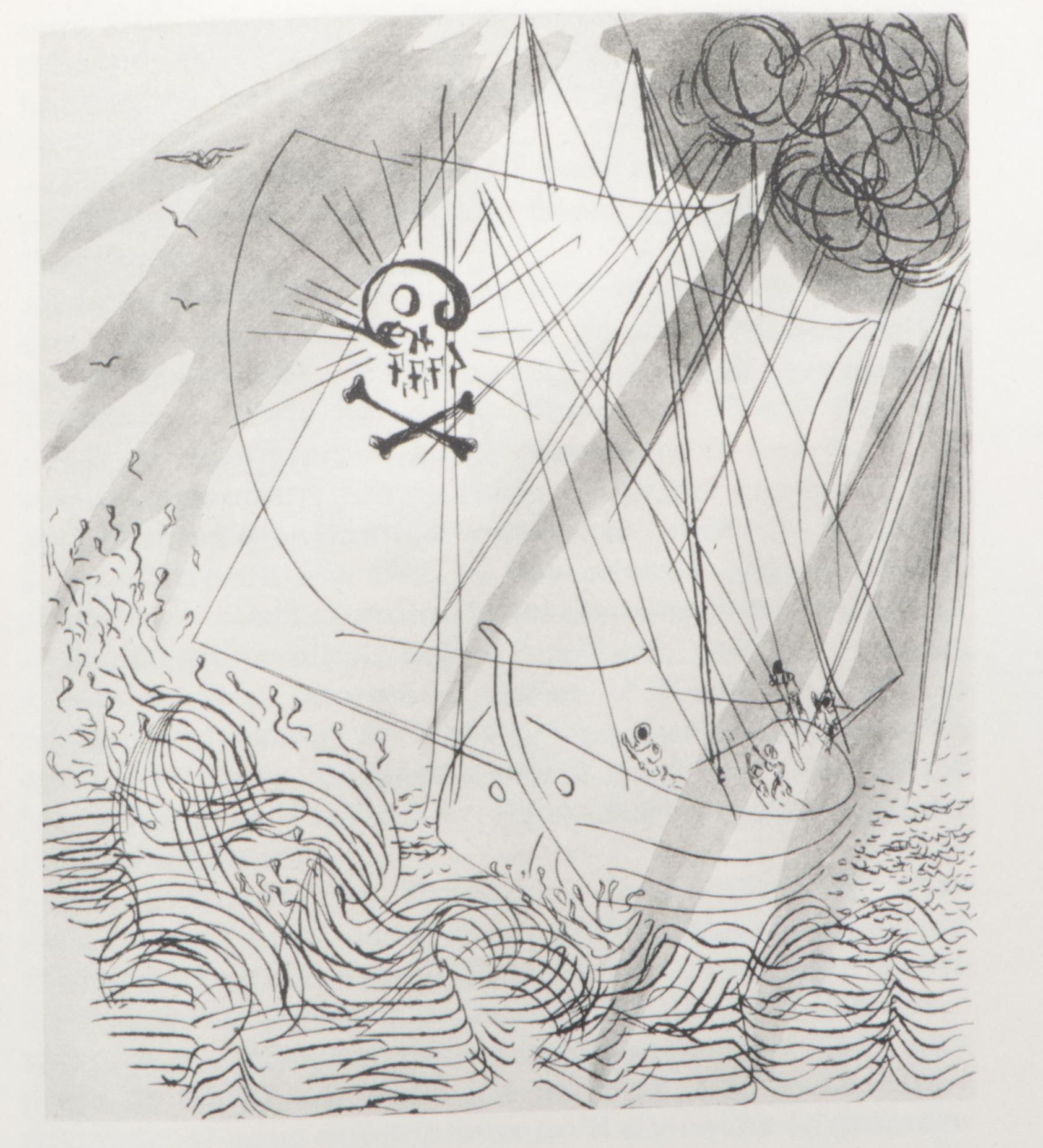 Salvador Dalí Illustrated "Le Château d'Otrante" by Horace Walpole, 1964