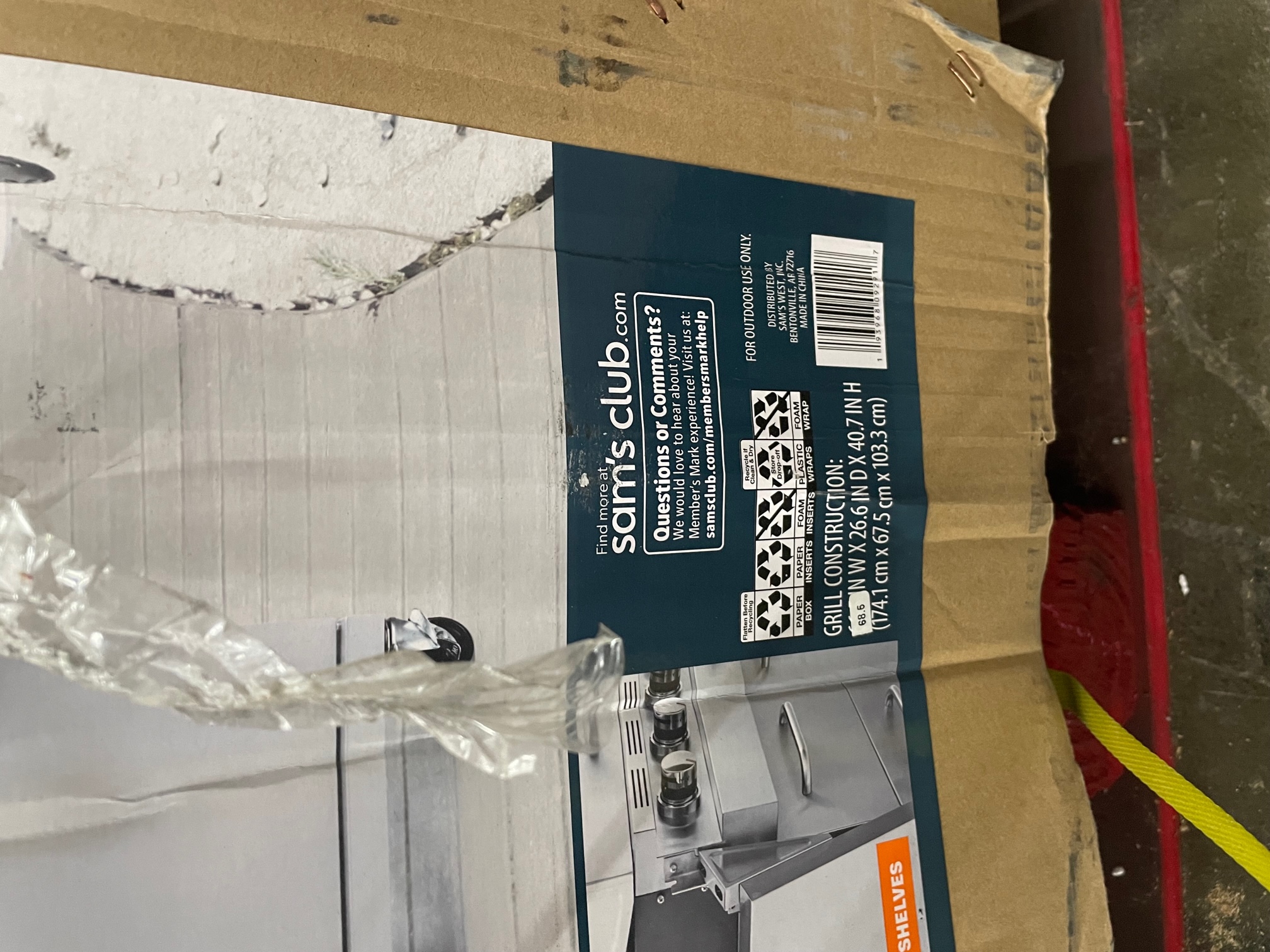 Member's Mark Stainless Steel Five Burner Gas Griddle