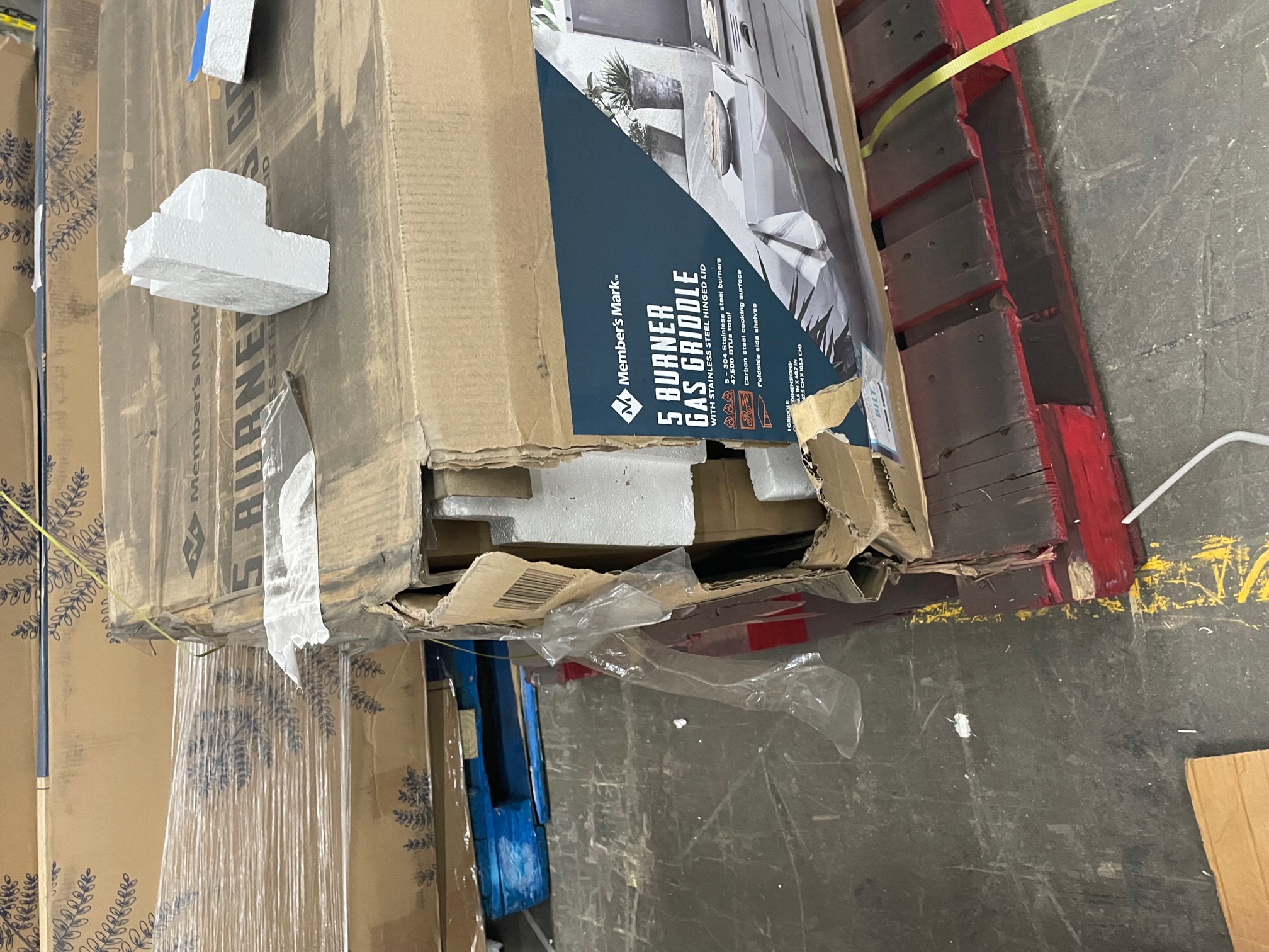 Member's Mark Stainless Steel Five Burner Gas Griddle