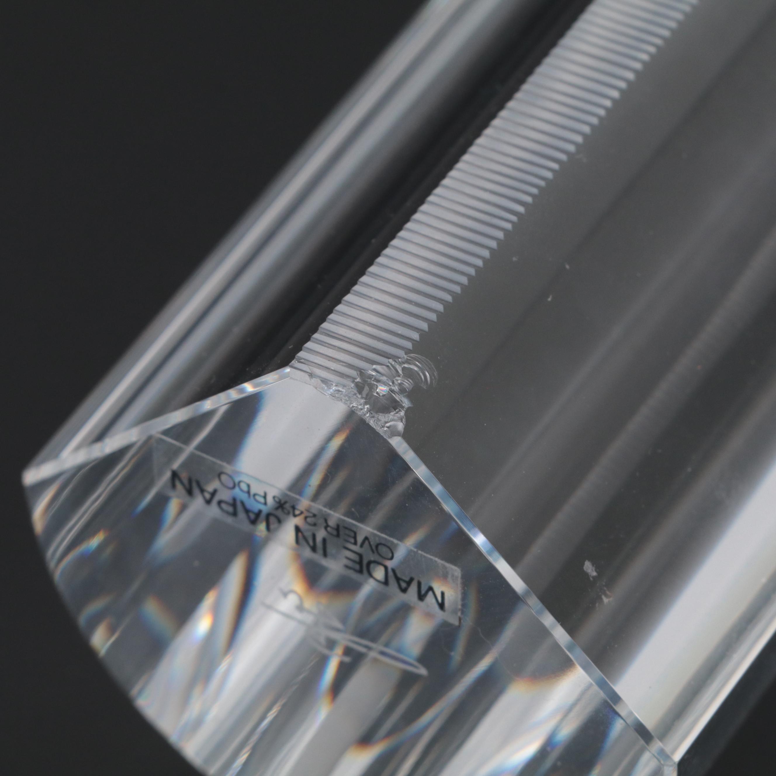 Fumio Sasa for Hoya Museum Collection "Faces" Crystal Sculpture