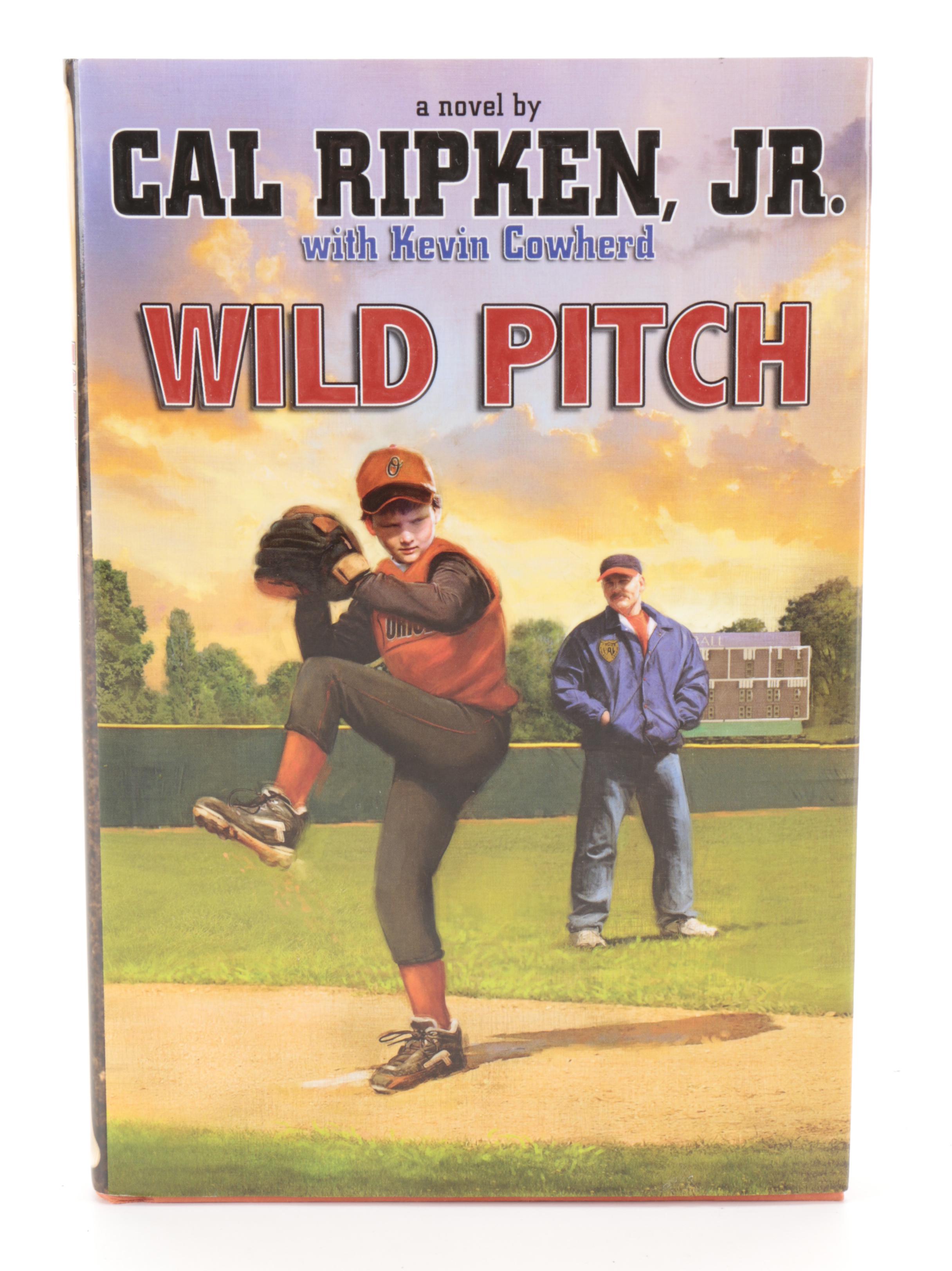 Signed First Edition "Wild Pitch" by Cal Ripken and Other Signed Book