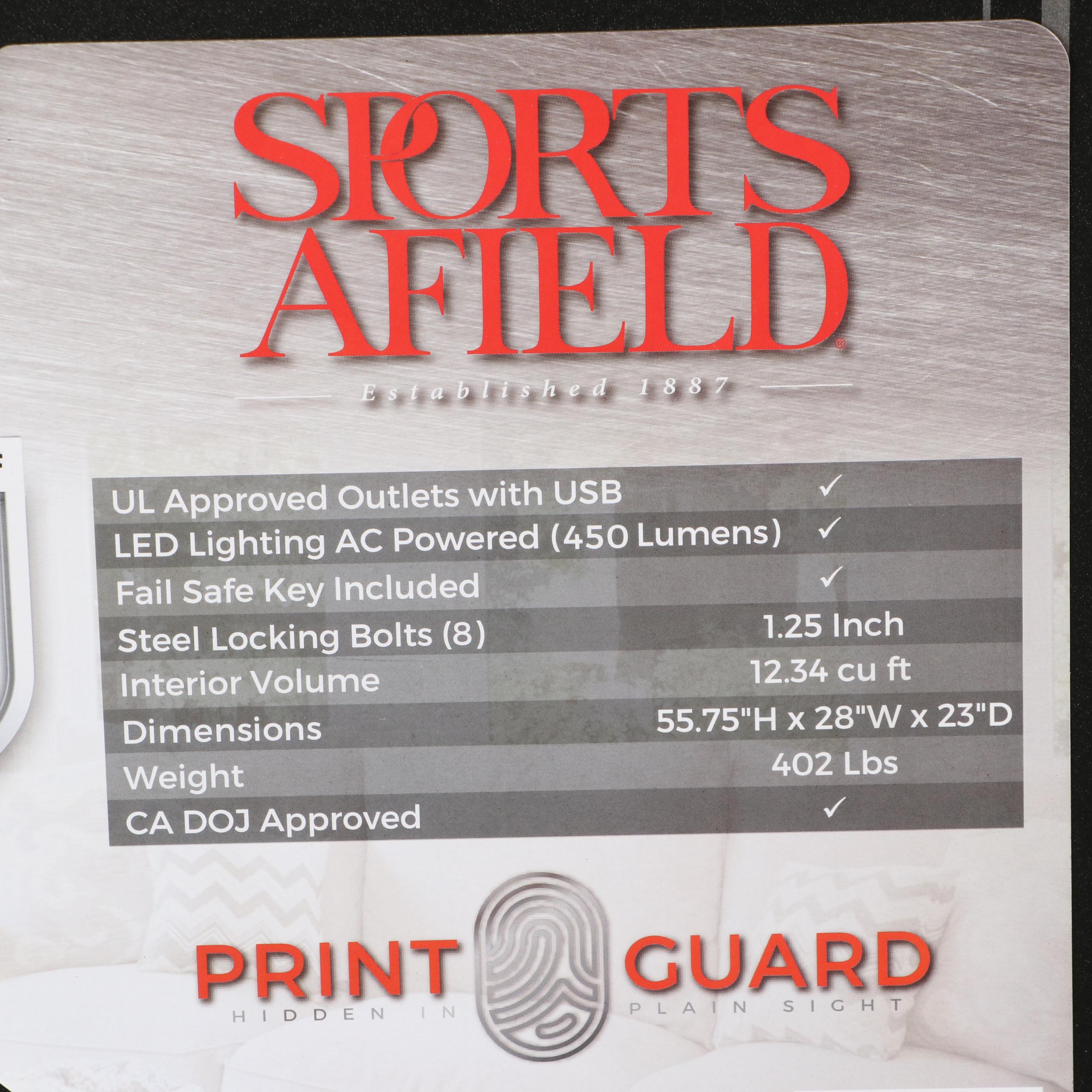 Sports Afield 36 Gun Executive Fire and Waterproof Security Safe