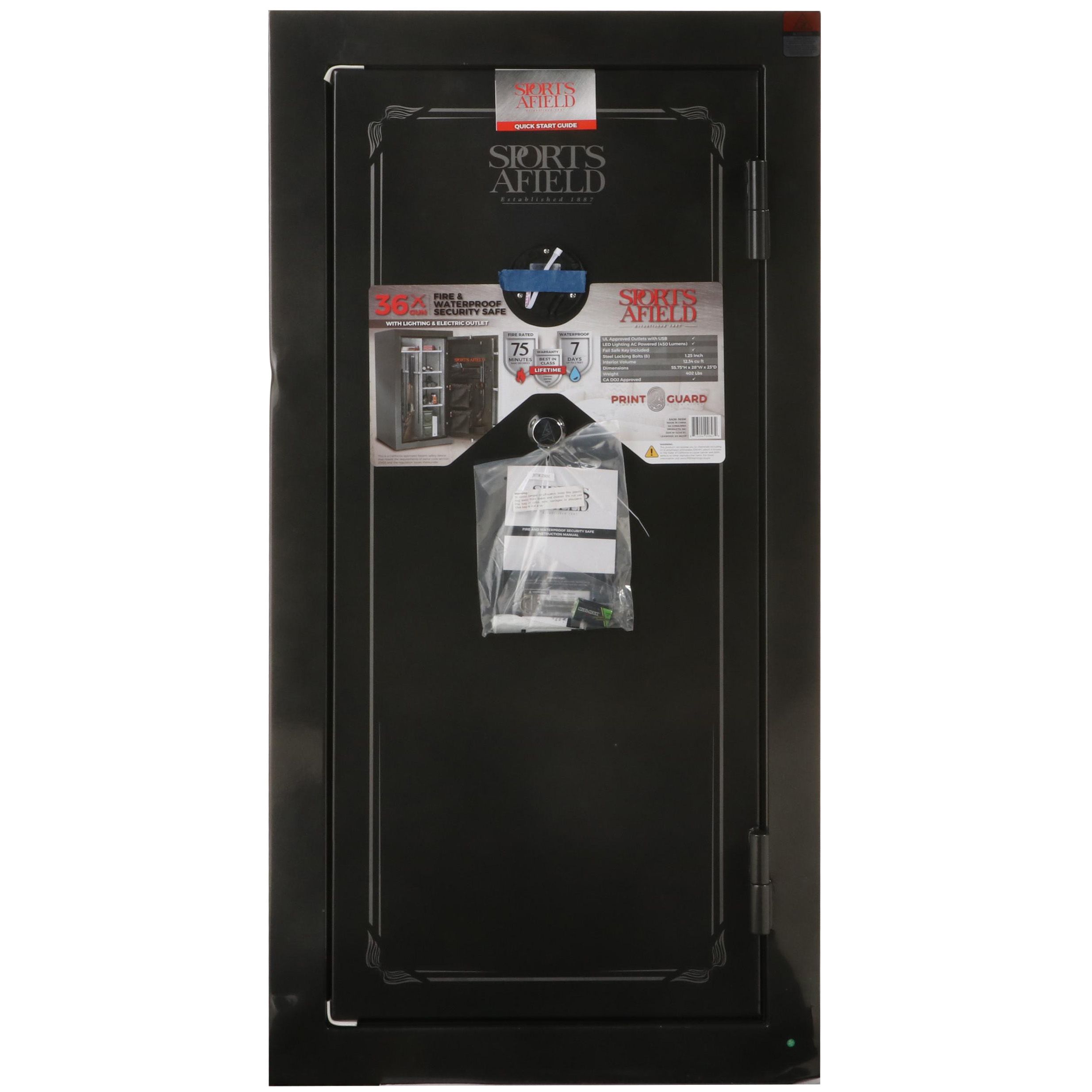 Sports Afield 36 Gun Executive Fire and Waterproof Security Safe