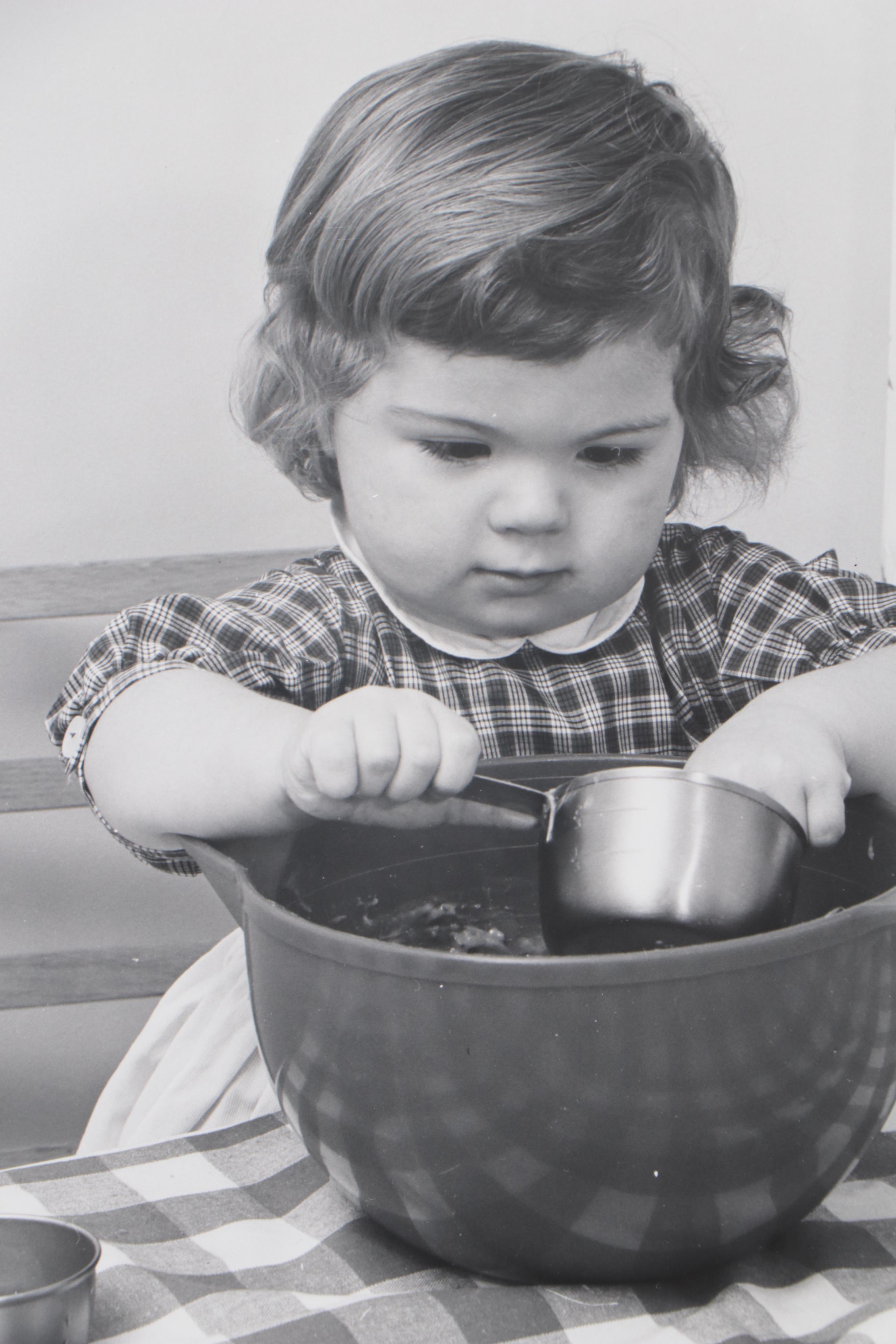 Grant Haist Silver Print Photographs of Child Enjoying Sweets
