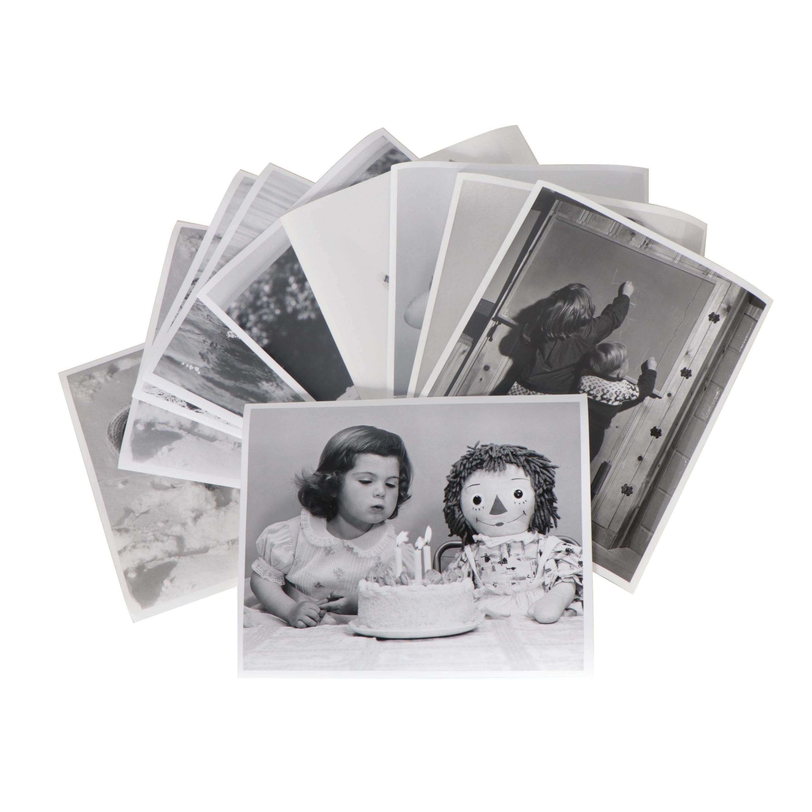 Grant Haist Silver Print Photographs of Children