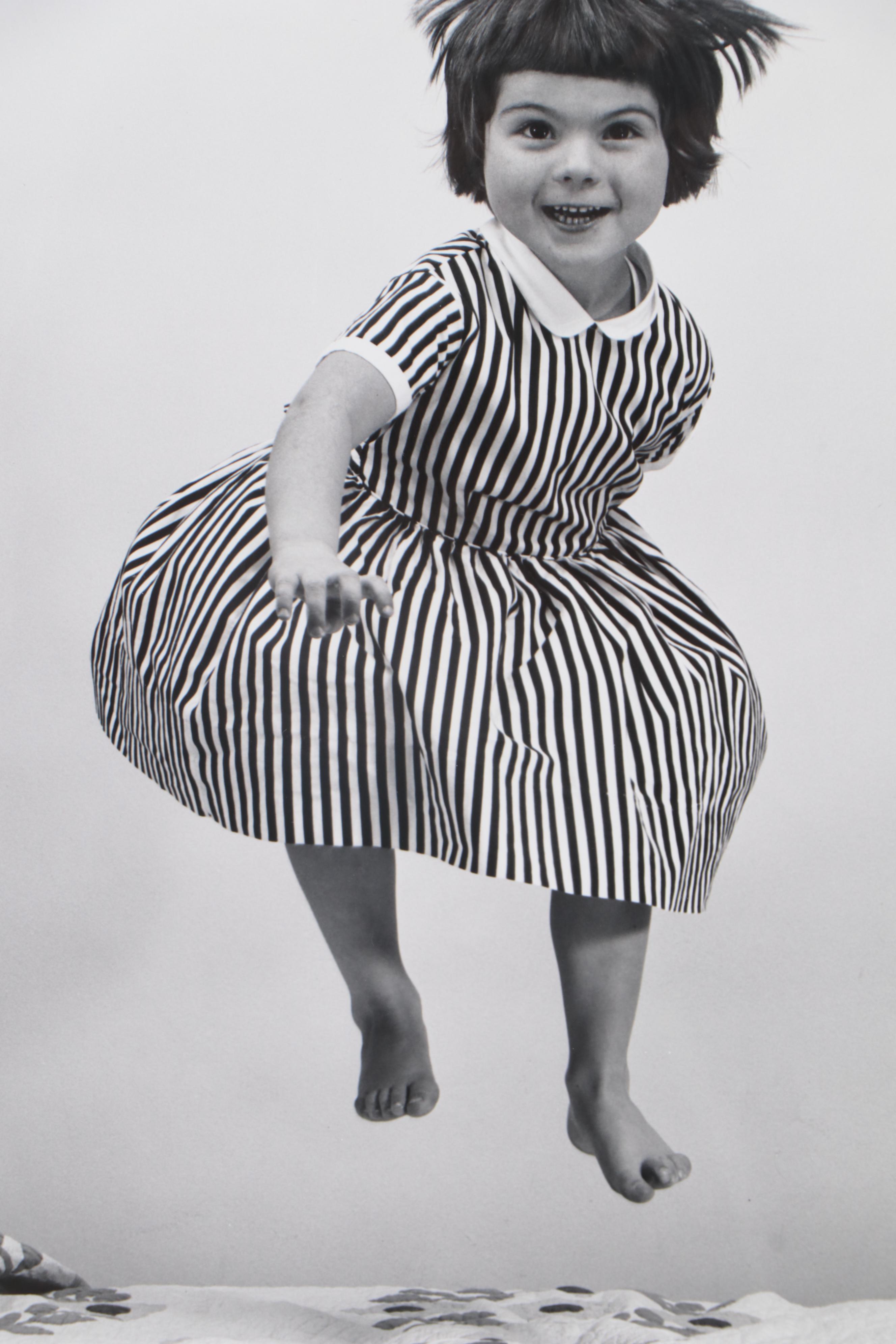 Grant Haist Silver Print Photographs of Child Jumping on Bed