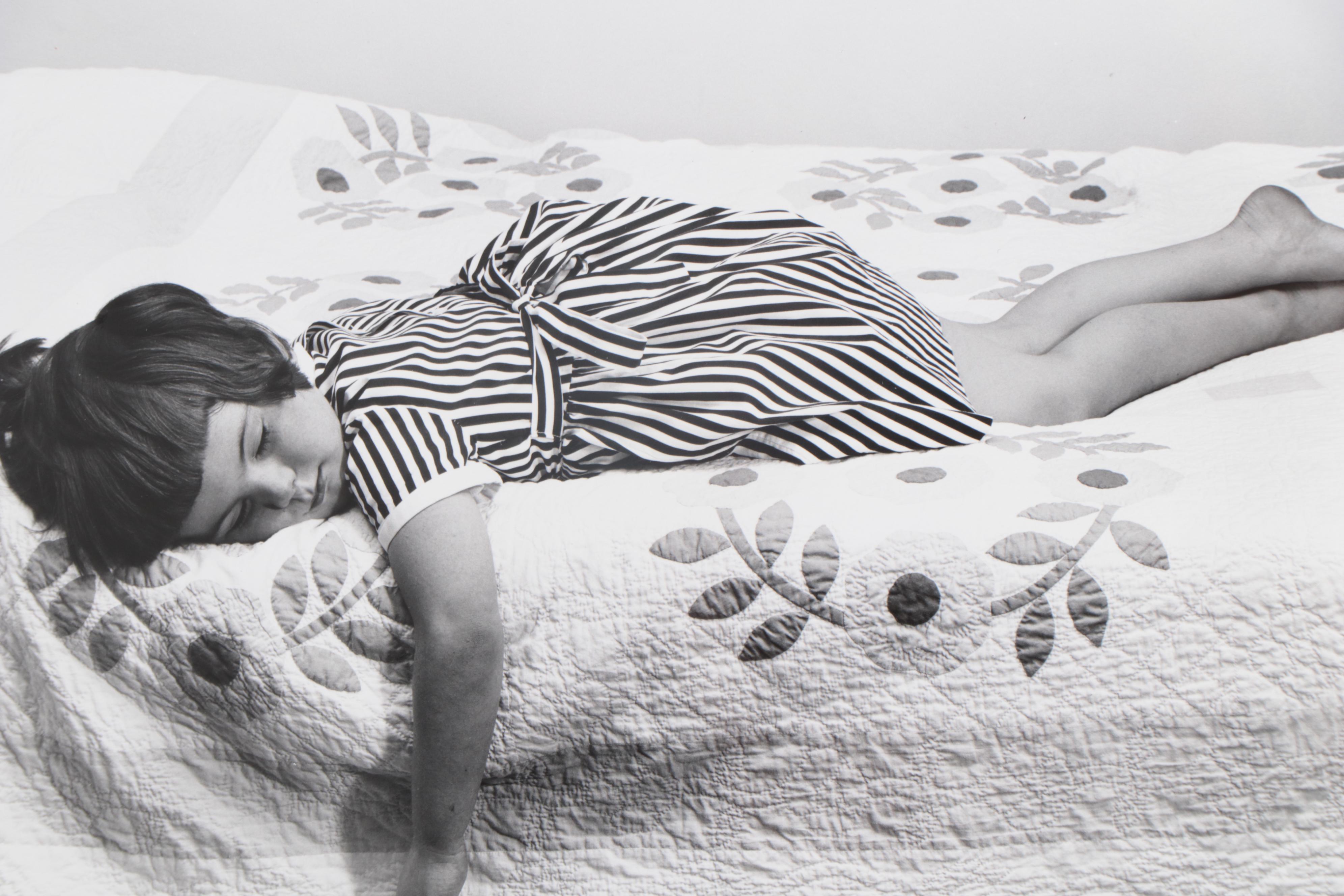 Grant Haist Silver Print Photographs of Child Jumping on Bed