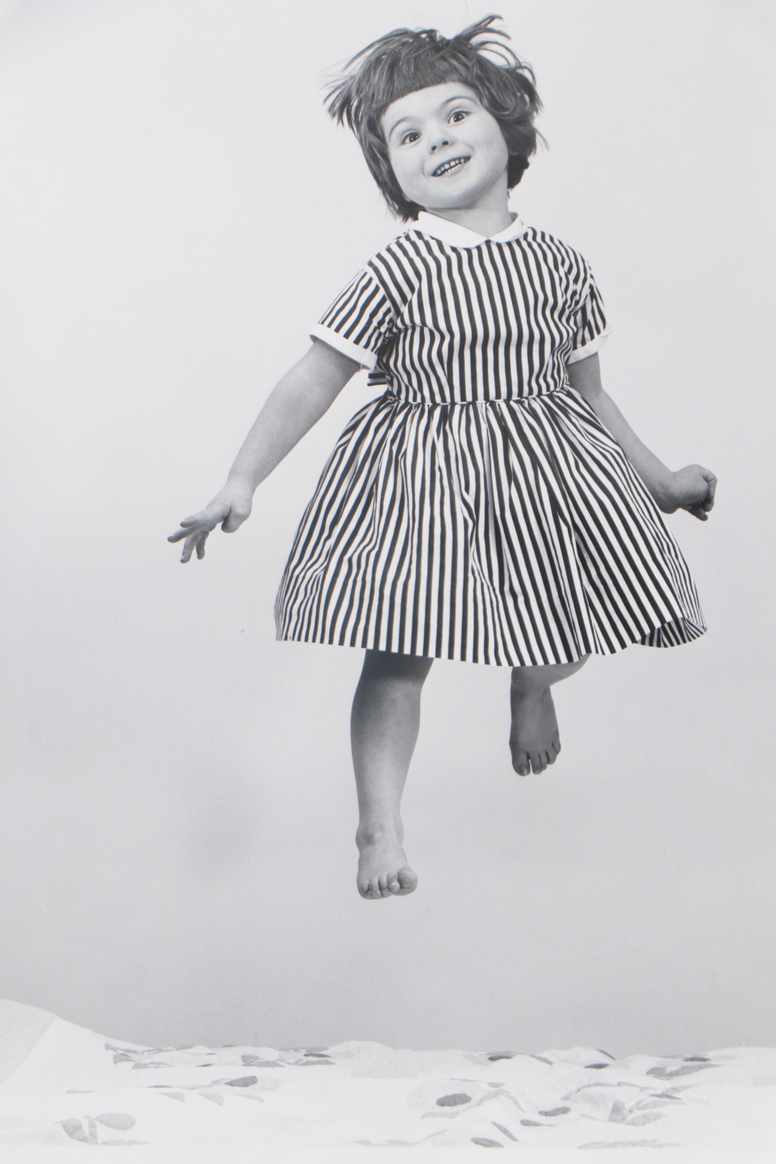 Grant Haist Silver Print Photographs of Child Jumping on Bed