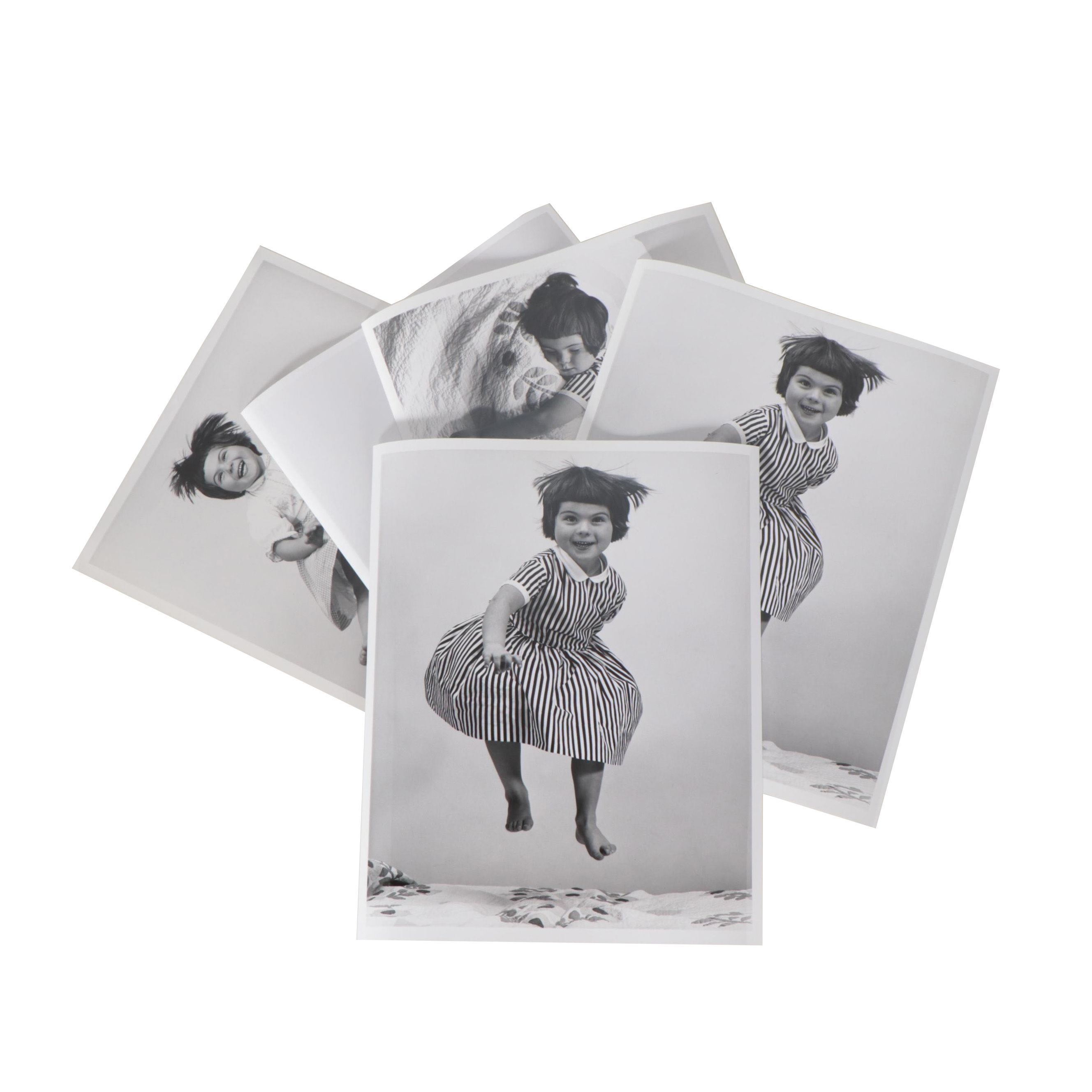 Grant Haist Silver Print Photographs of Child Jumping on Bed