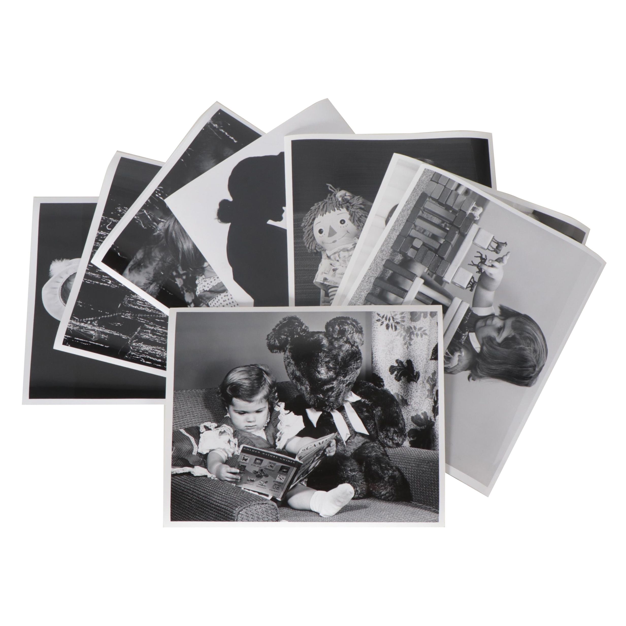 Grant Haist Silver Print Photographs of Child Playing