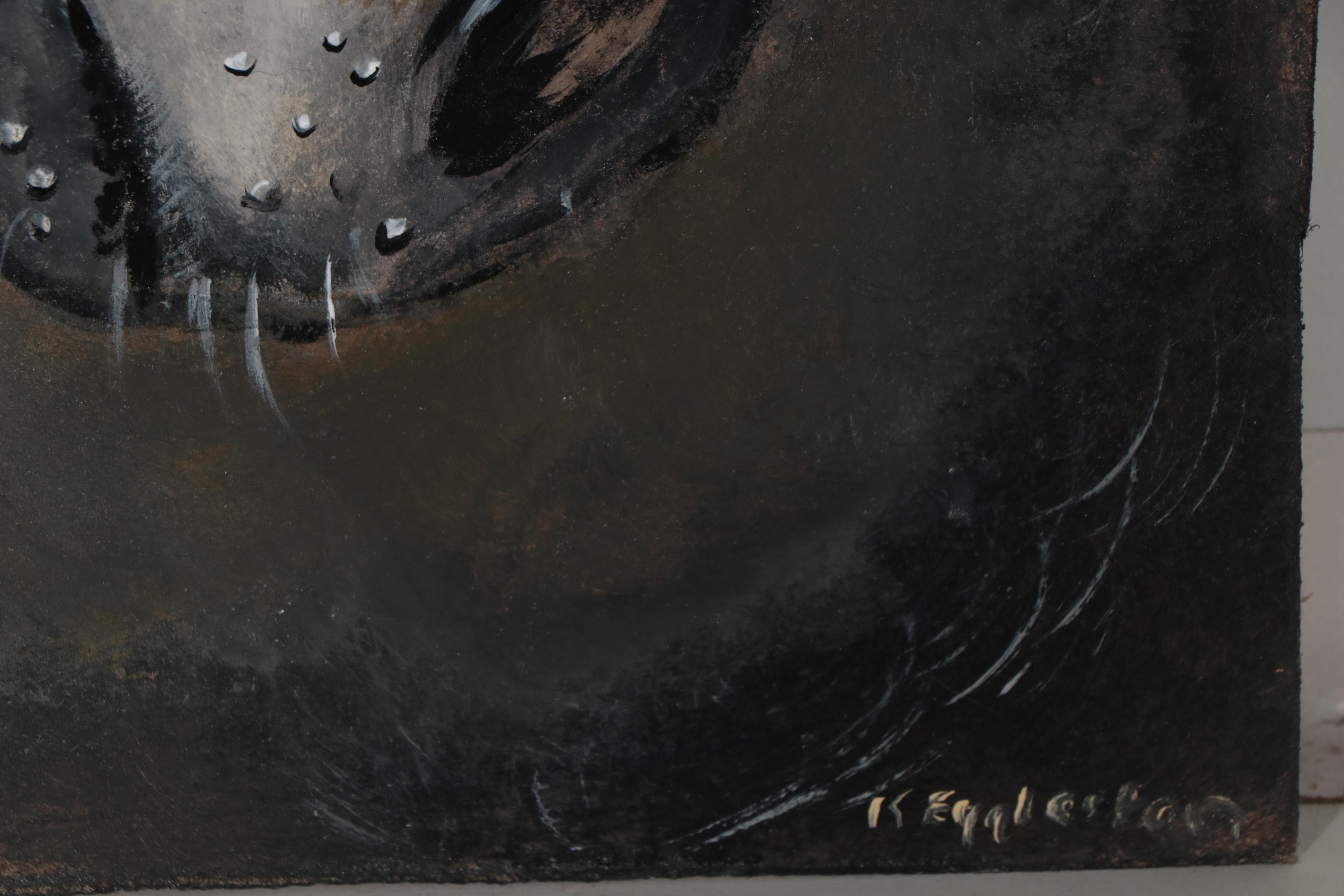 K. Eggleston Oil Painting of Horse, 21st Century