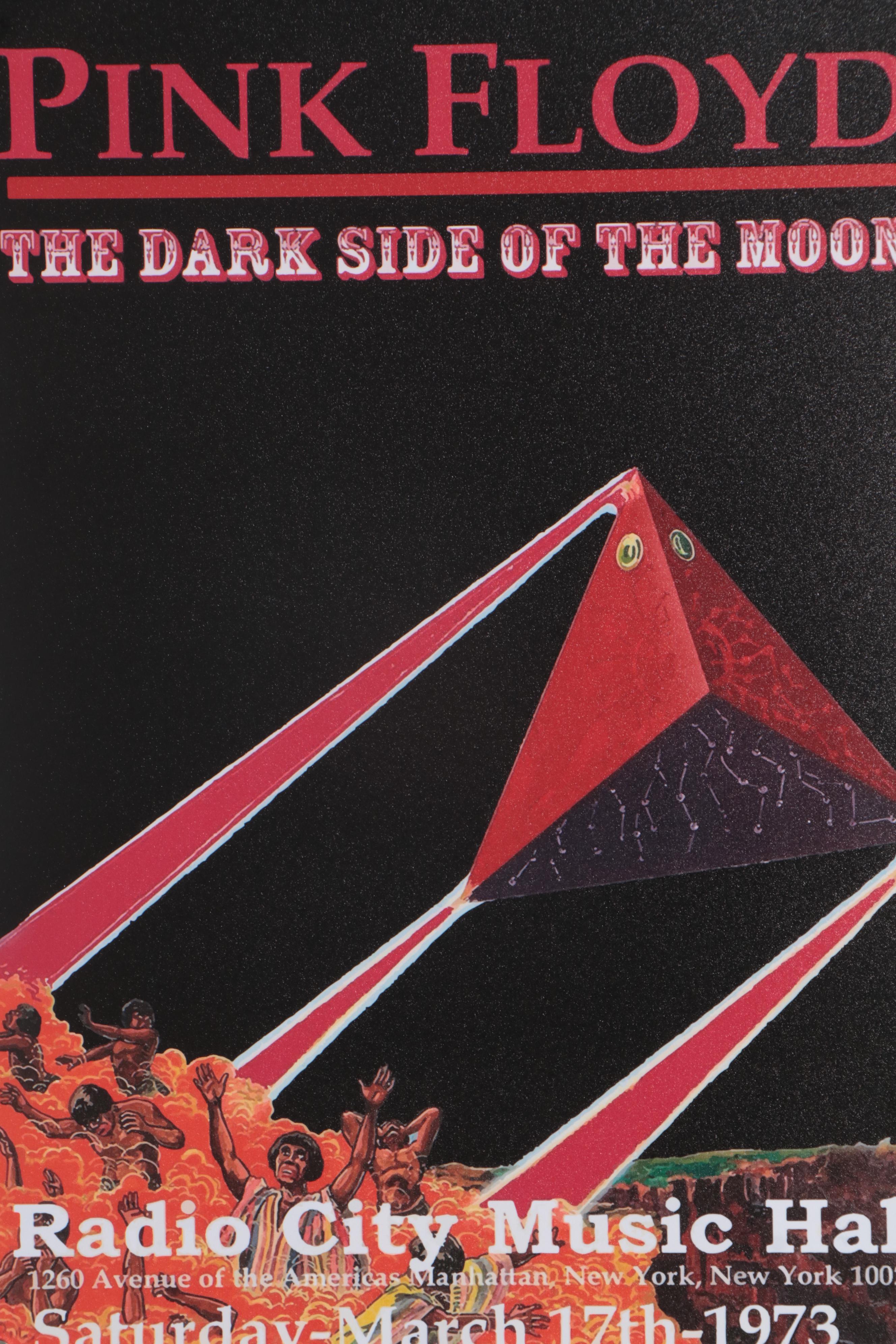 Giclée After Pink Floyd "The Dark Side of the Moon" Concert Poster
