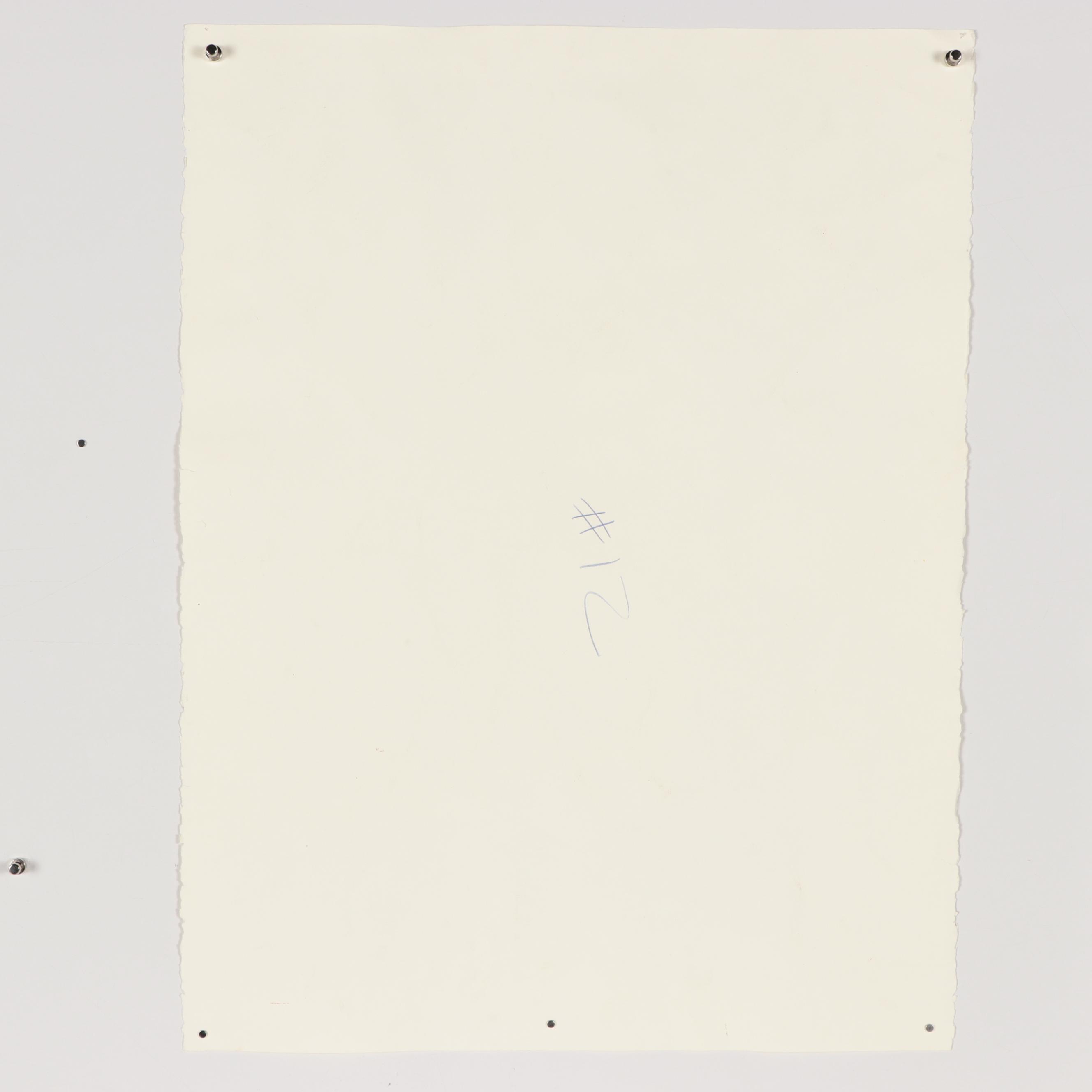 Joseph Daniel Fiedler Mixed Media Painting "Attributs de Guerre Sang"