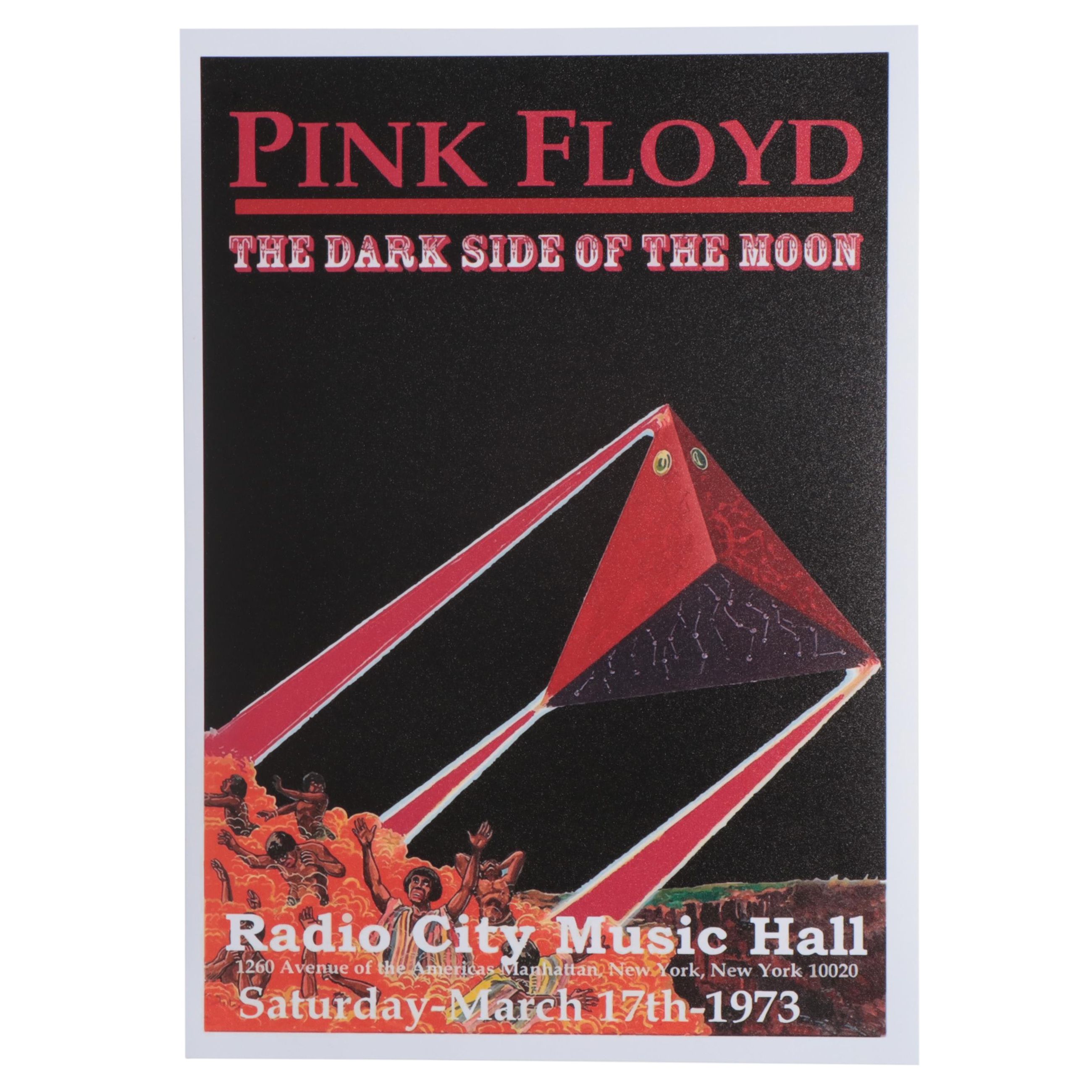 Giclée After Pink Floyd "The Dark Side of the Moon" Concert Poster