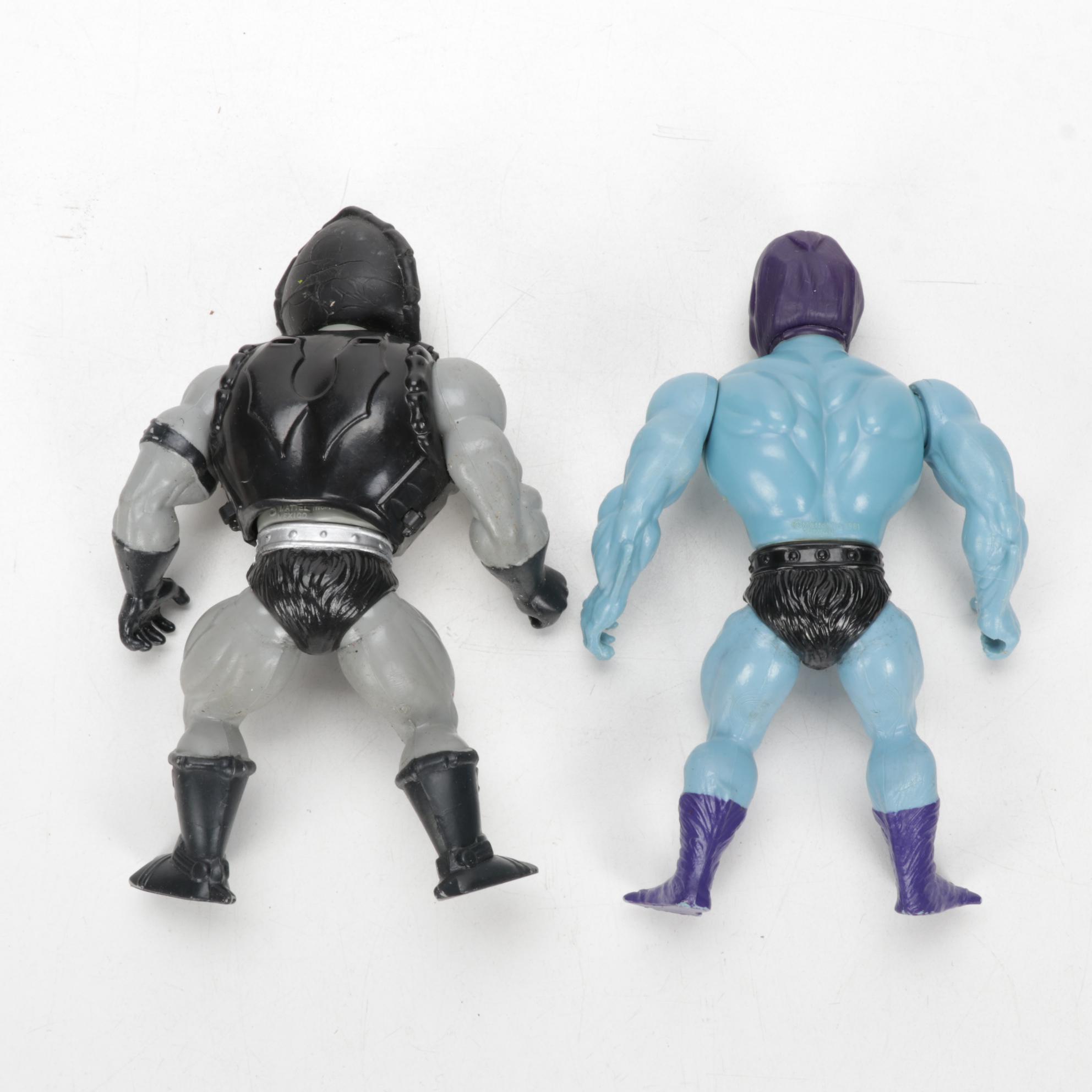 He-Man Action Figures Including Skeletor, Ram Man, Jitsu and Others, 1980s
