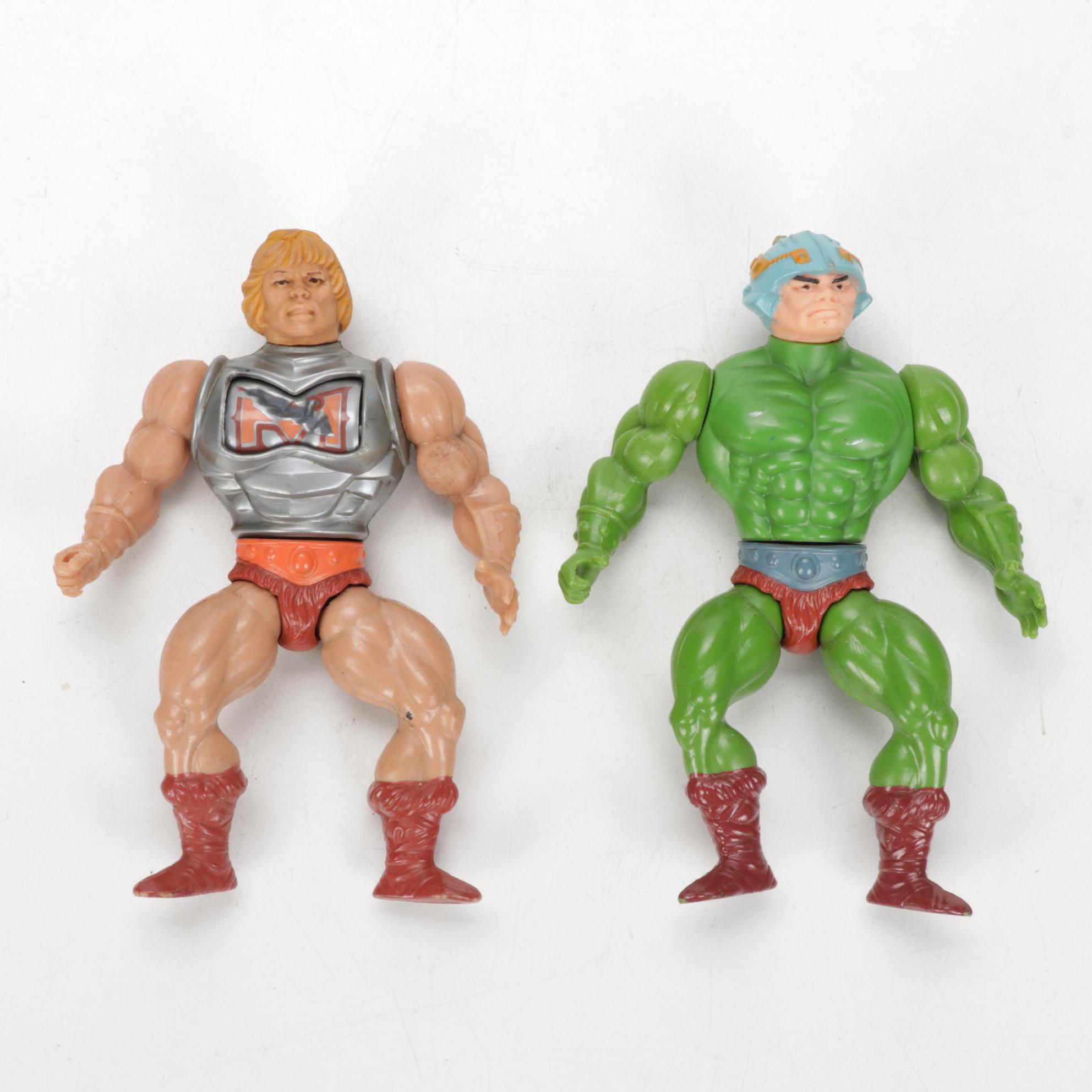 He-Man Action Figures Including Skeletor, Ram Man, Jitsu and Others, 1980s