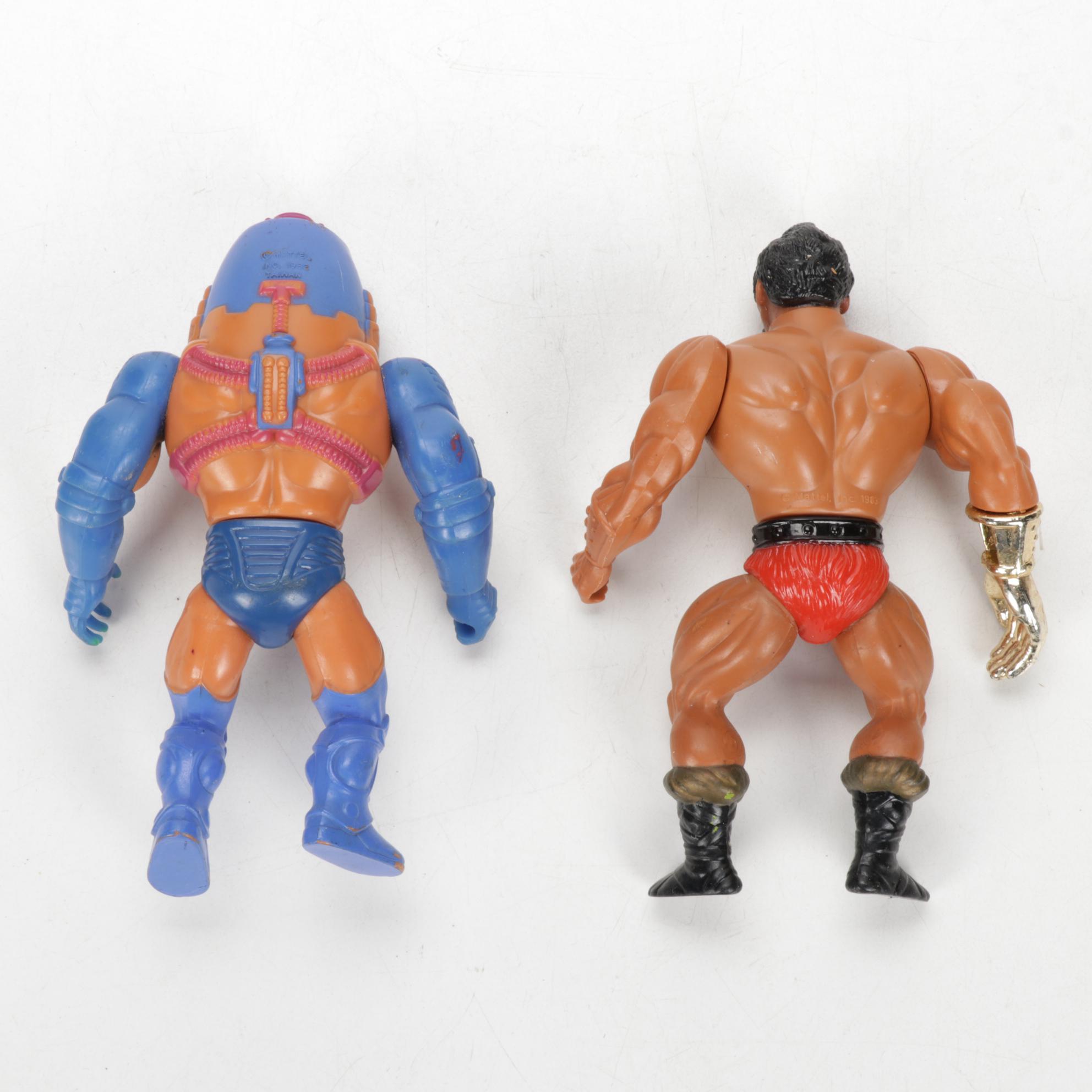 He-Man Action Figures Including Skeletor, Ram Man, Jitsu and Others, 1980s