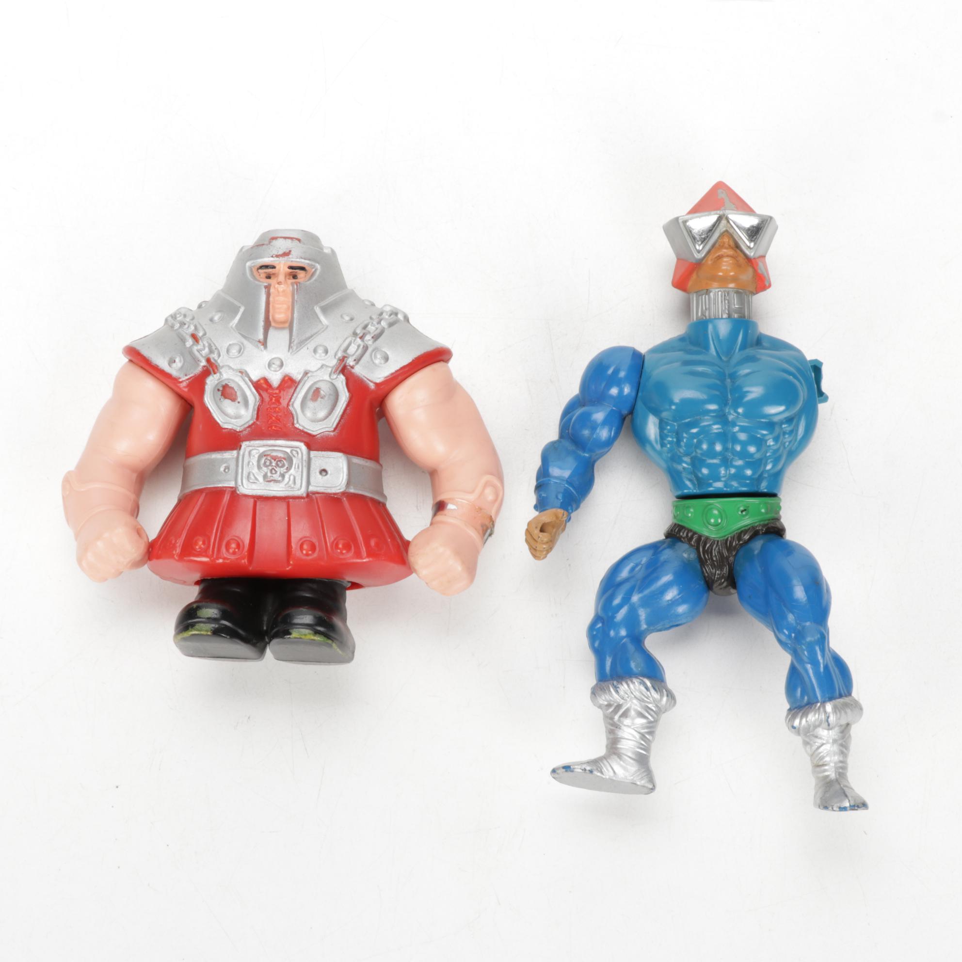 He-Man Action Figures Including Skeletor, Ram Man, Jitsu and Others, 1980s