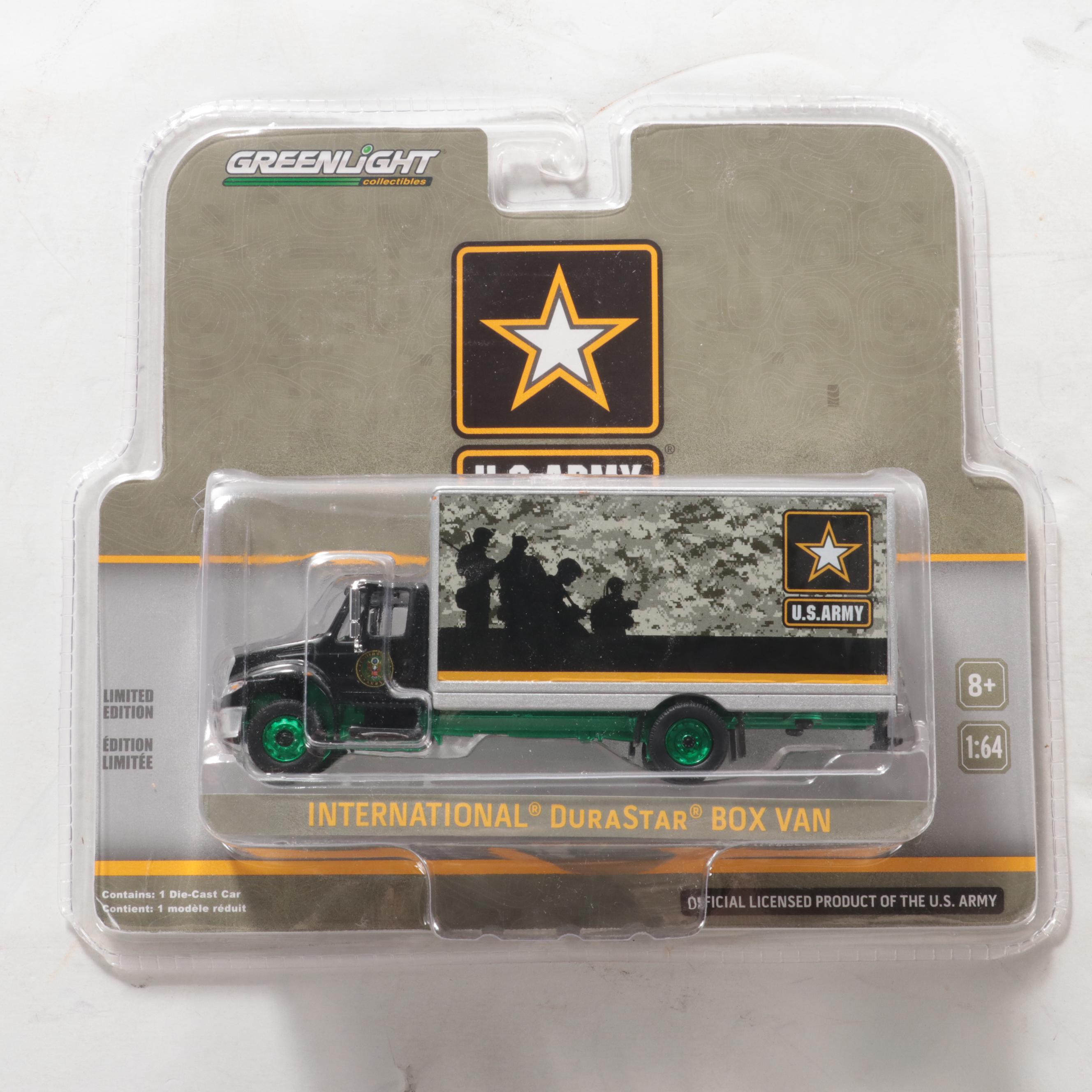 Greenlight Diecast Route 66 RVs, Pennzoil Trucks and U.S. Army Box Van