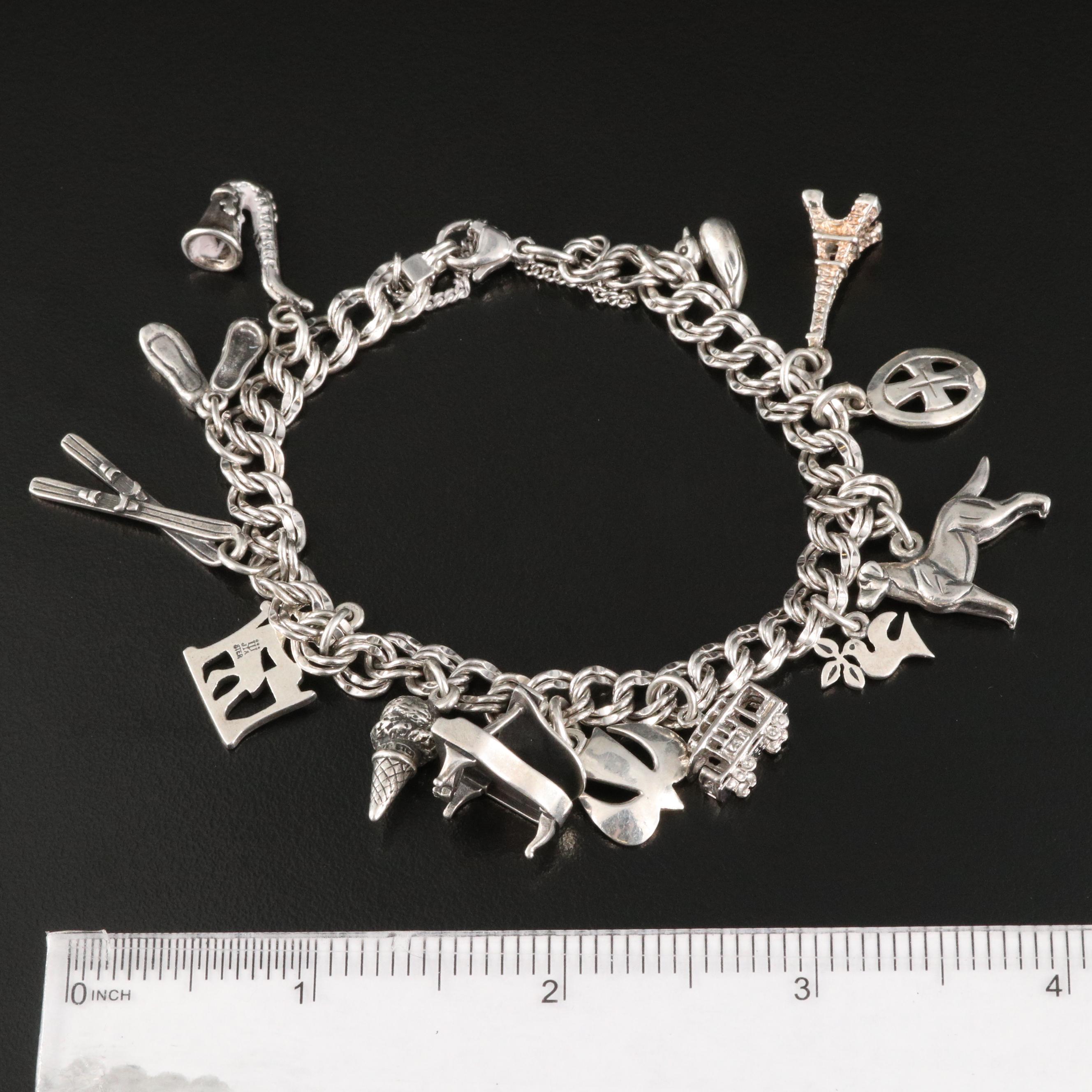 James Avery Sterling Charm Bracelet