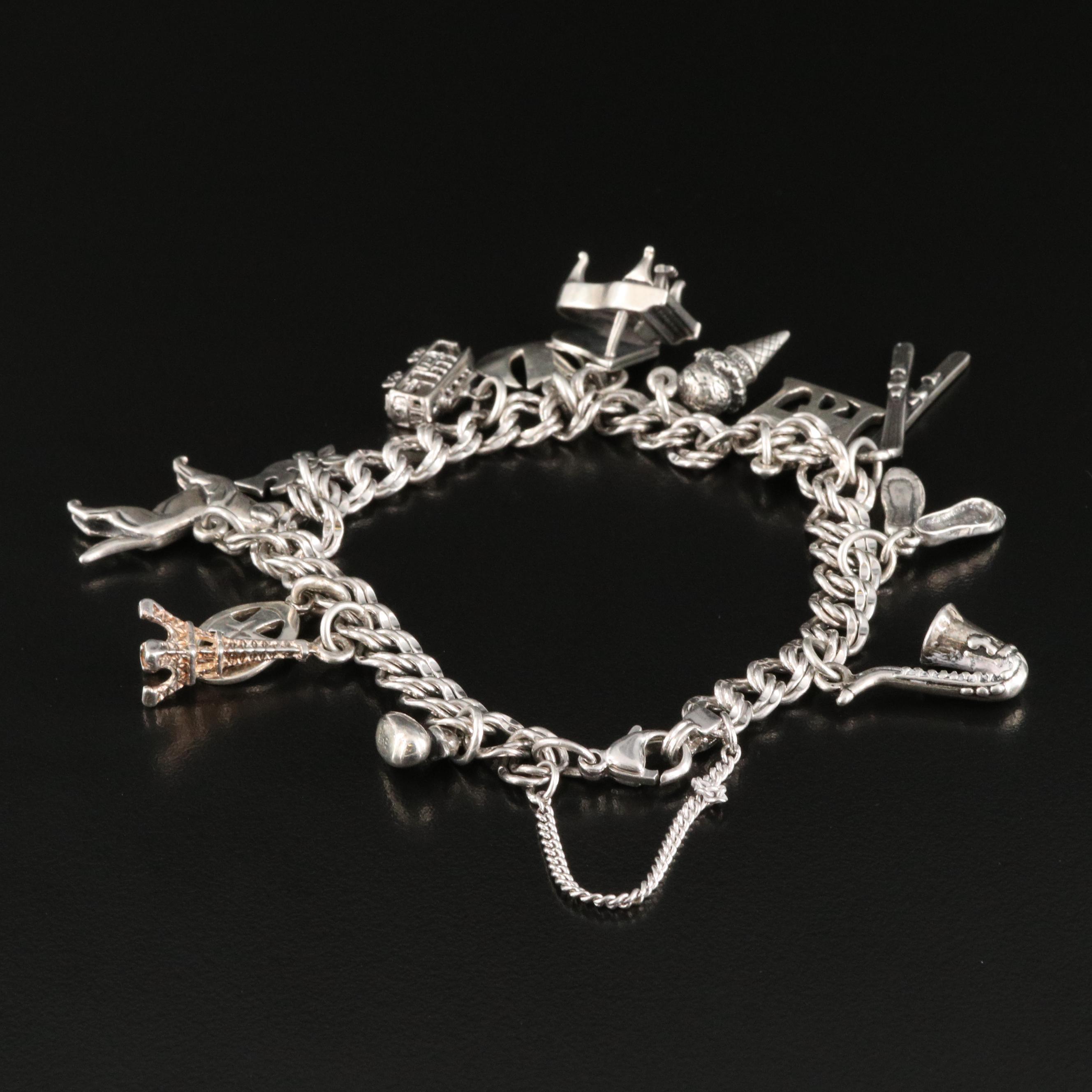 James Avery Sterling Charm Bracelet