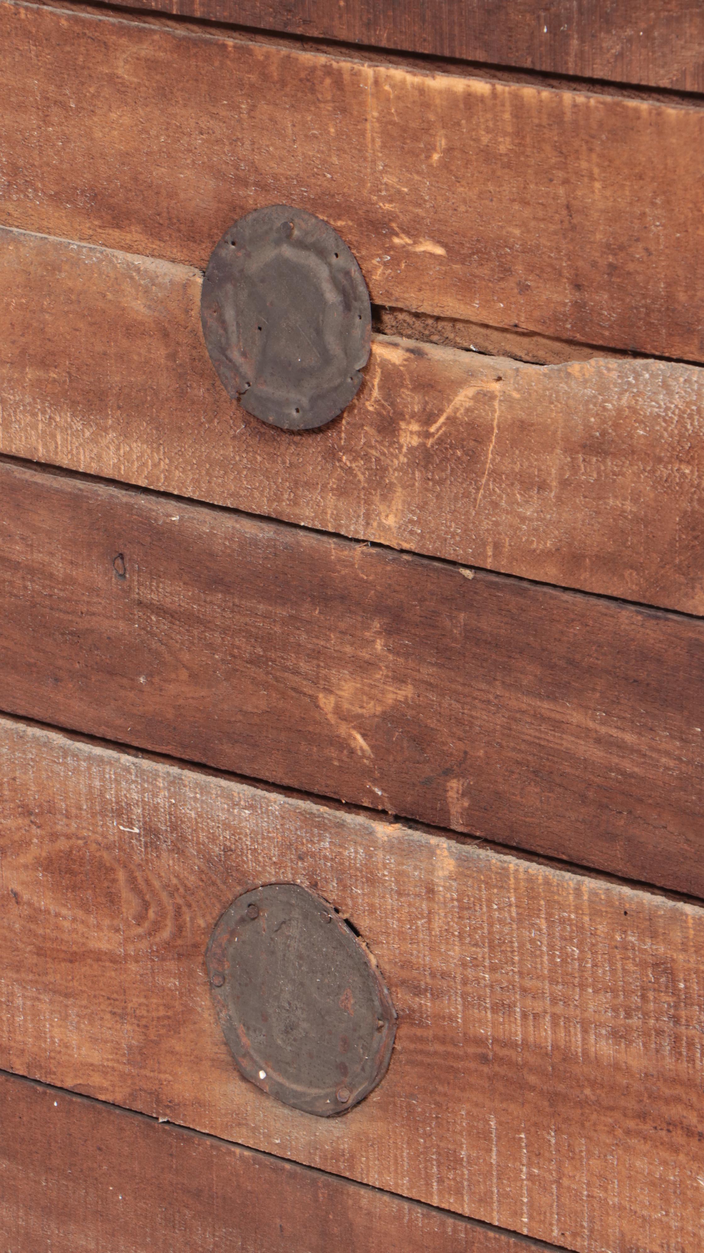 Davis and Nixon of Peebles, Ohio Oak Flat-Wall Cupboard, Late 19th Century