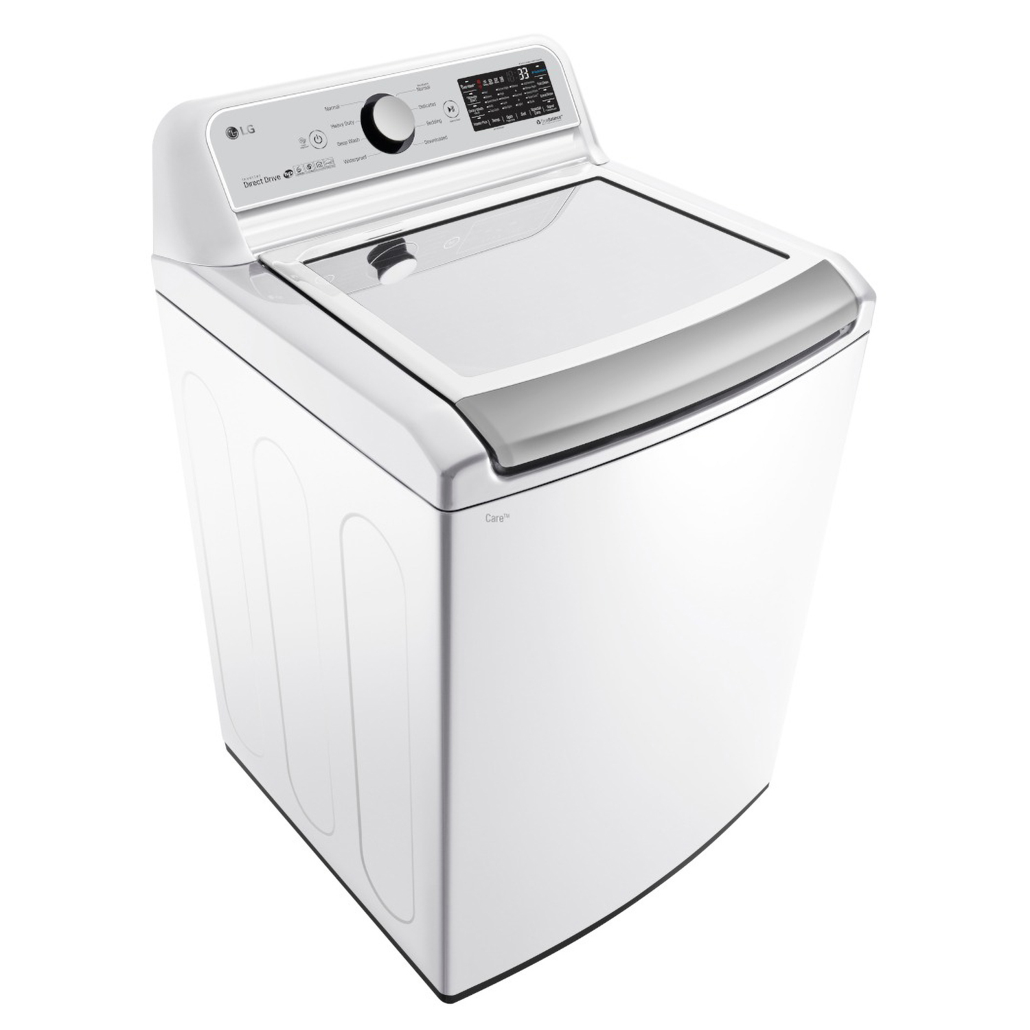 LG 5.0 Cu. Ft. White Smart Wi-Fi Enabled Top Load Washer with TurboWash3D™