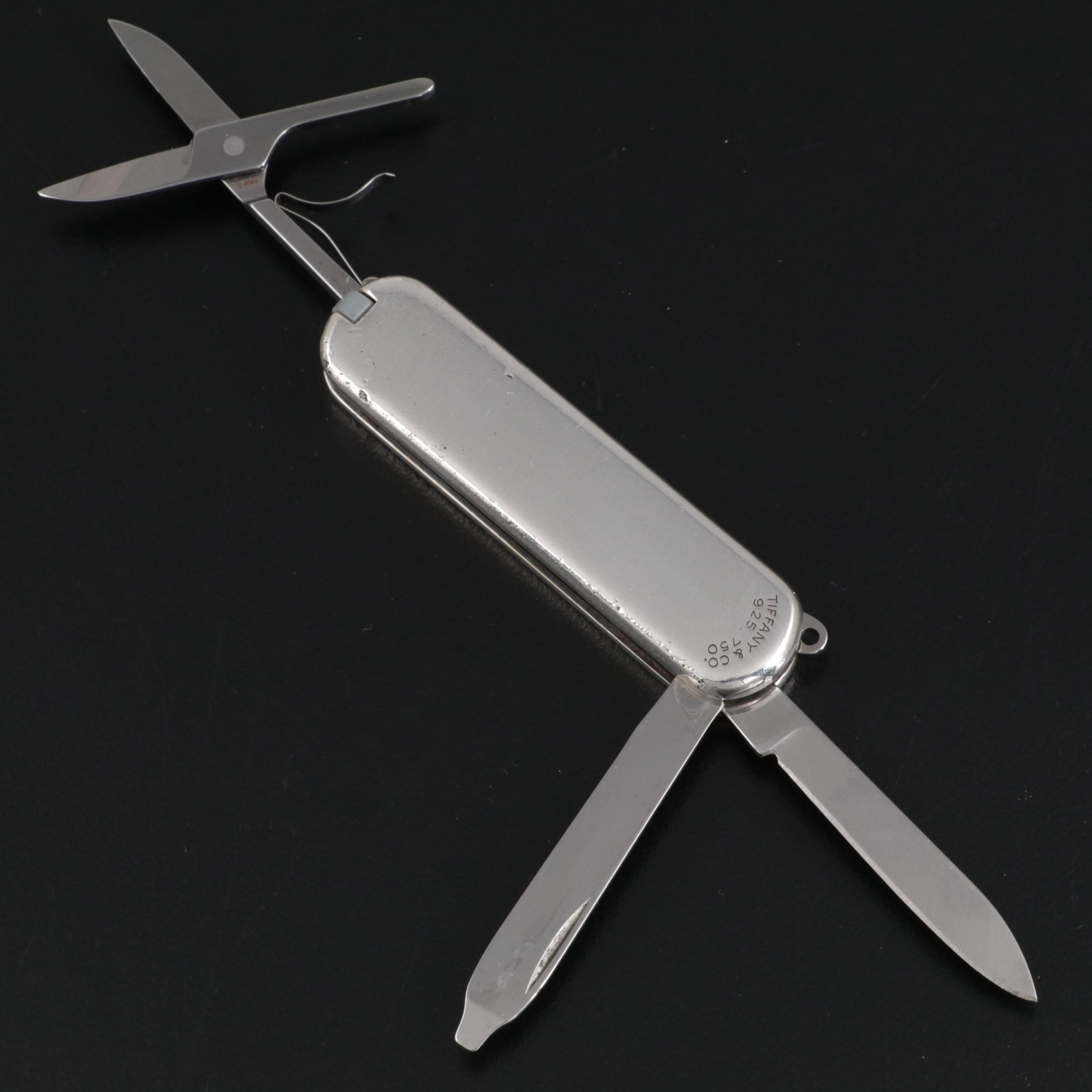 Tiffany & Co. Sterling Silver and Metal Swiss Army Knife