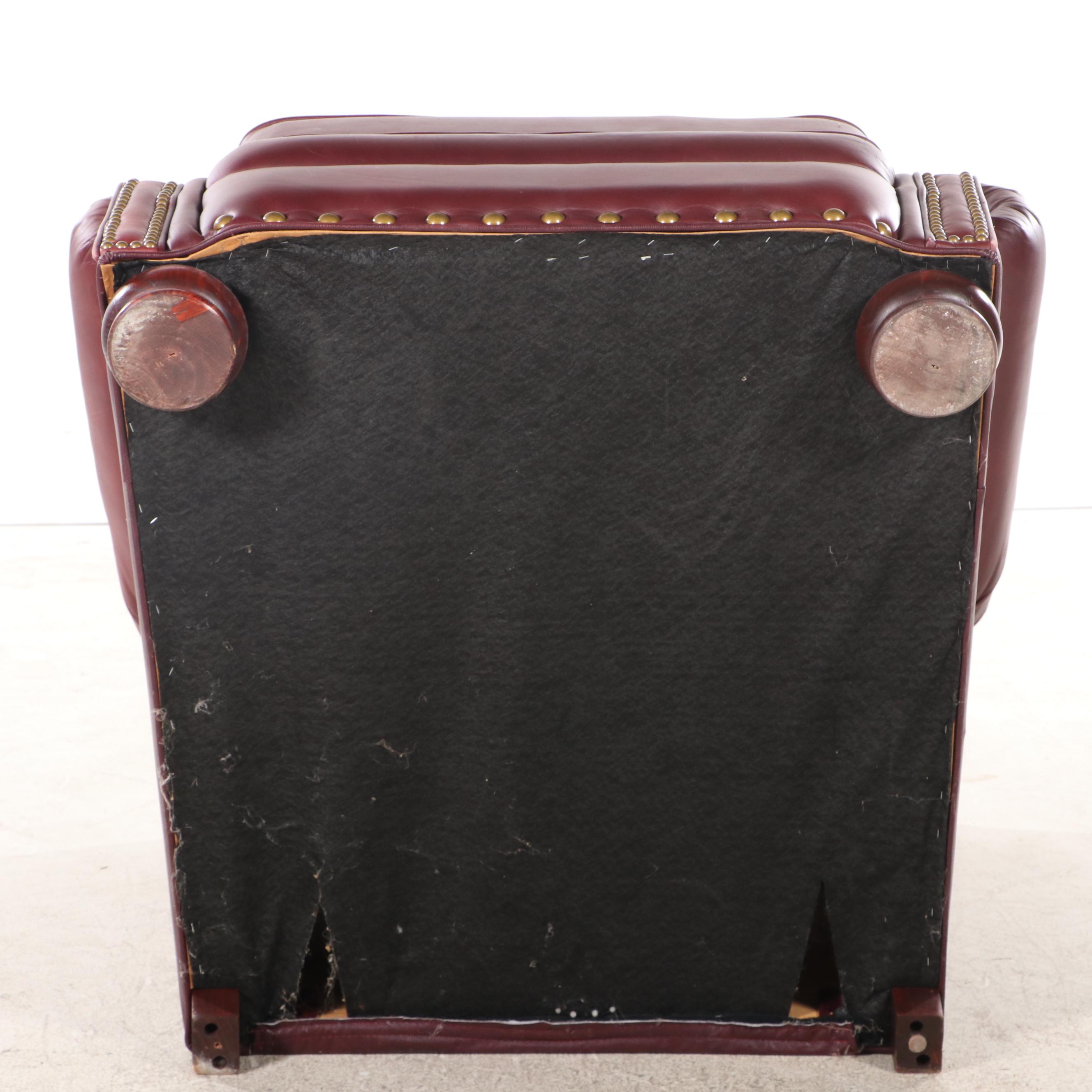 Lane "Action" Leather Manual Reclining Armchair