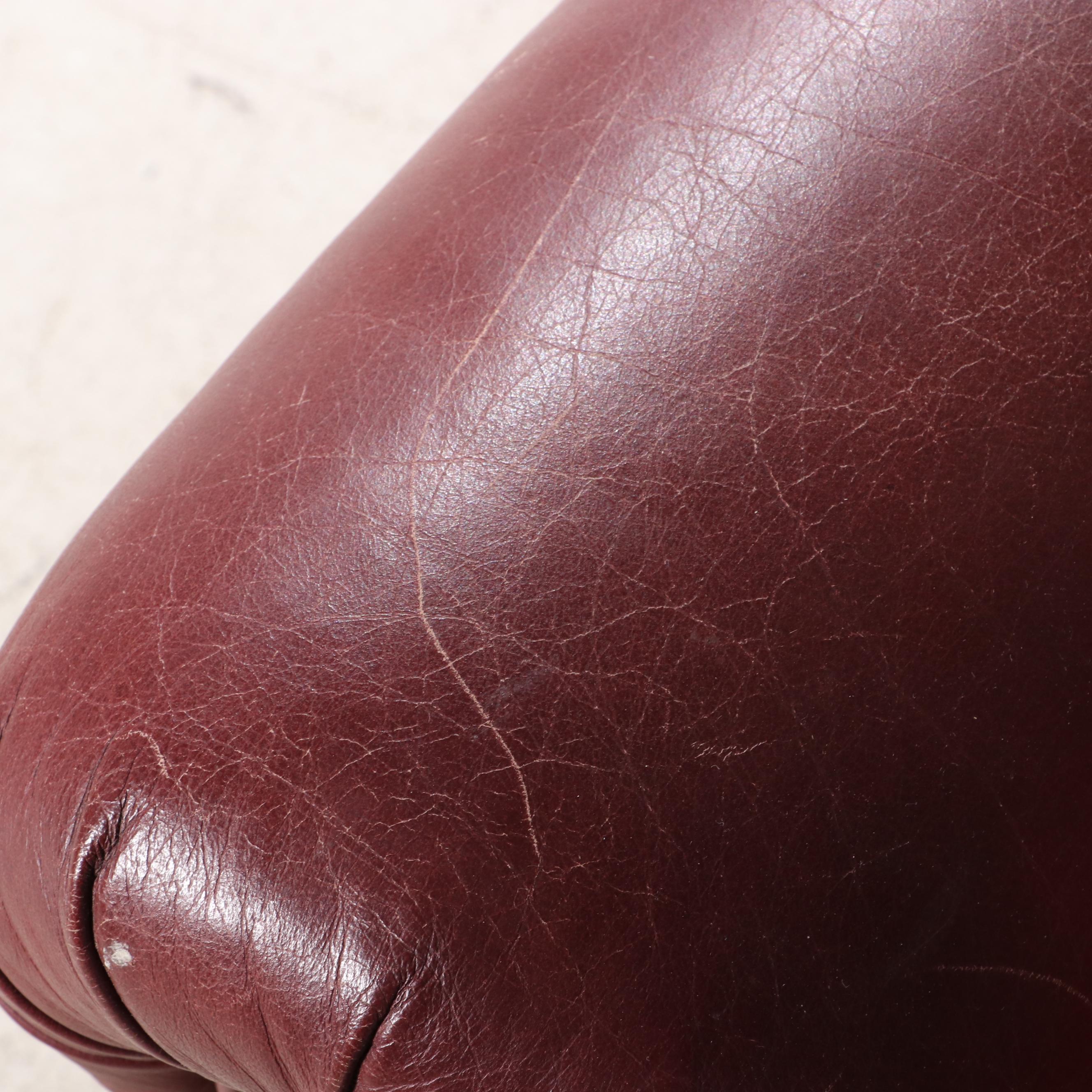 Lane "Action" Leather Manual Reclining Armchair