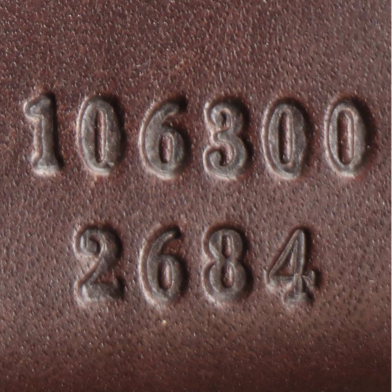 Gucci Shoulder Bag in Tan Canvas and Dark Brown Leather